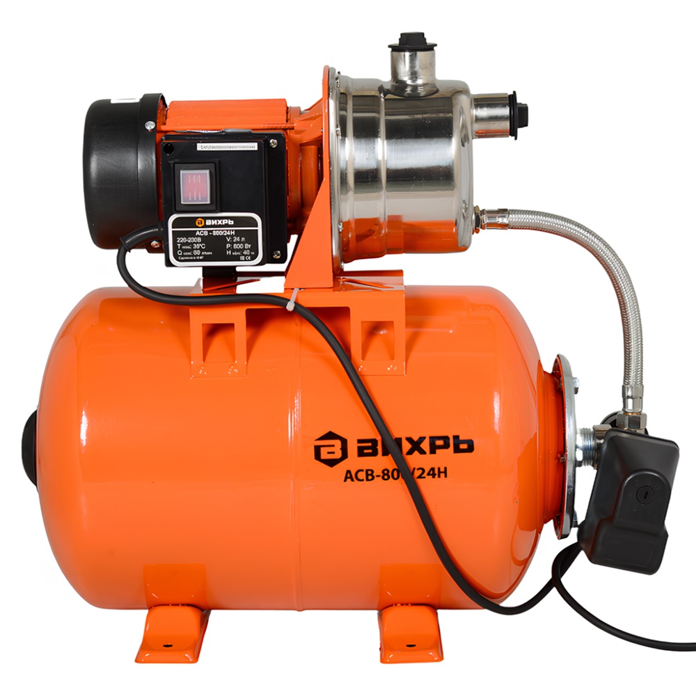 Насосная станция Вихрь АСВ-800/24Н 800Вт Н40м 60 л/мин