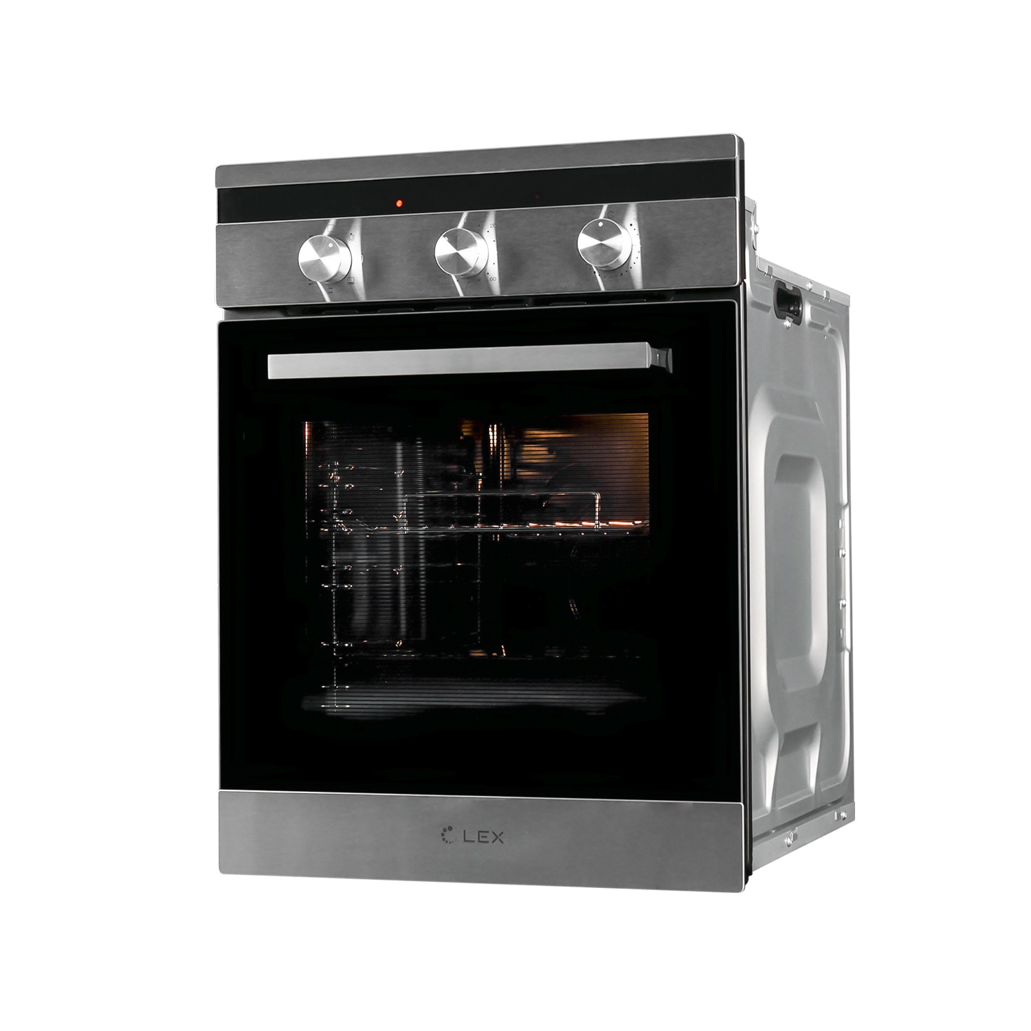 Духовой шкаф LEX EDM 4570 IX 7 функций 600х450х560мм