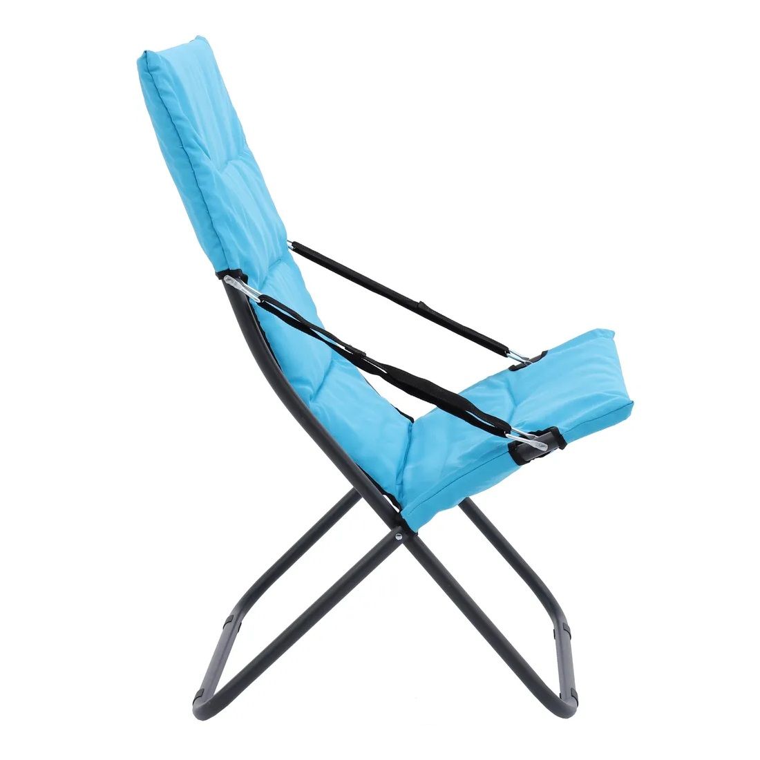 Кресло складное Nolita Lounge 95х62х85 см до 100 кг голубое 266633