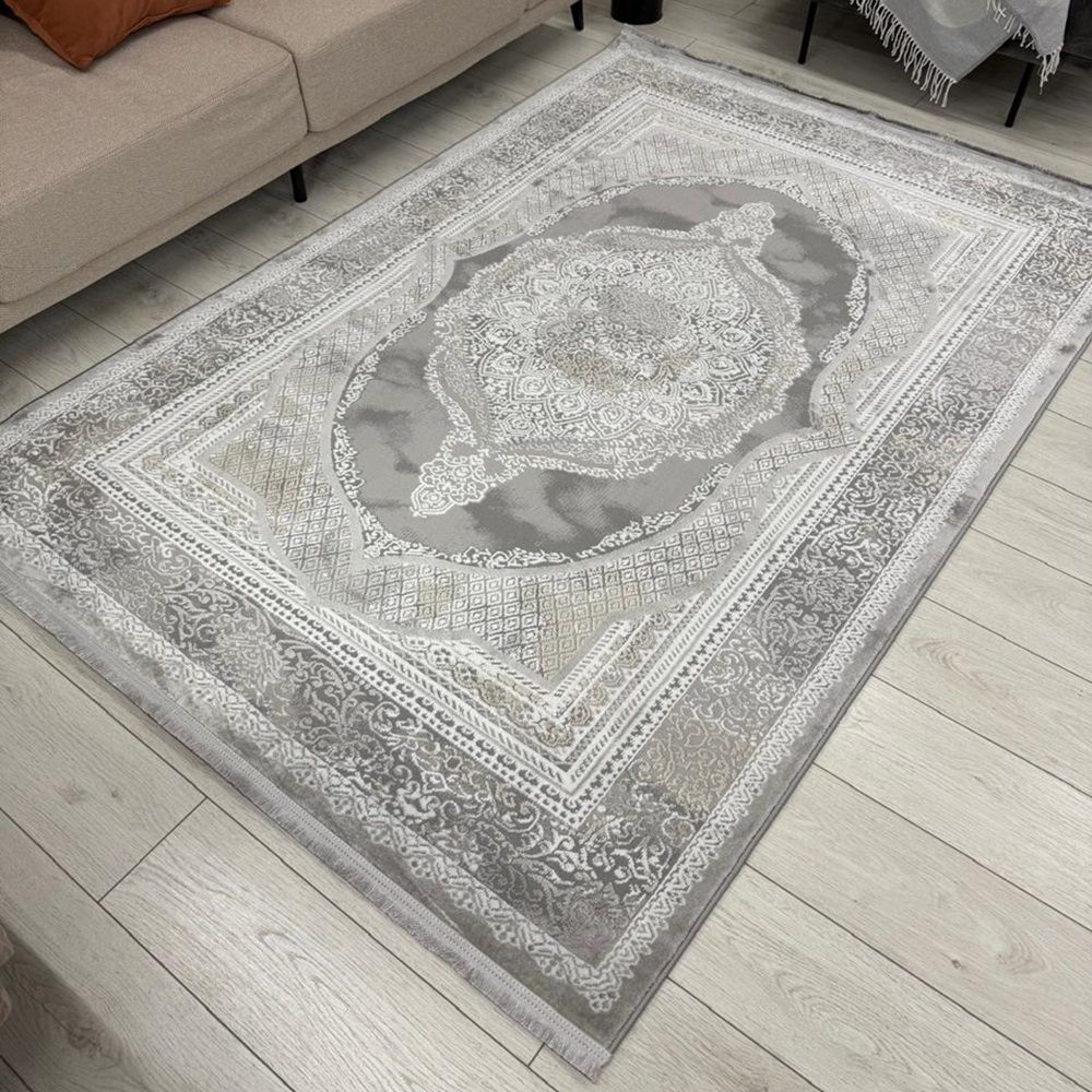 Ковер Афина 1032A 2х2,9 м серо-бежевый