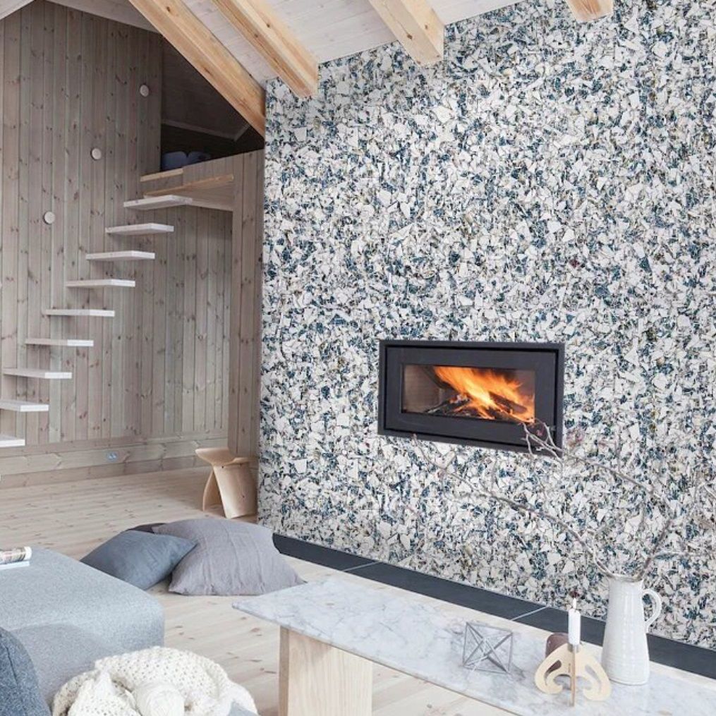 Жидкие обои LW02-1000 синие (10)