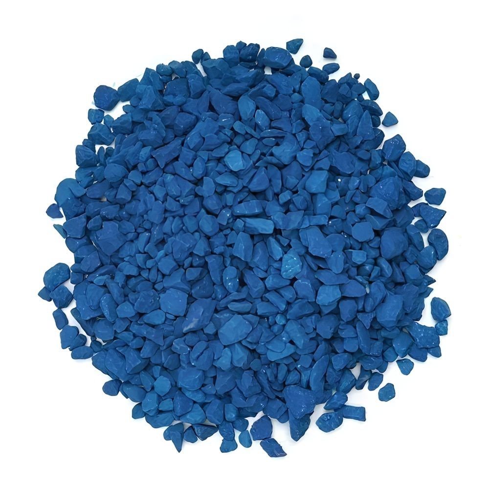 Крошка мраморная синяя 4 кг фракция 5-10 мм