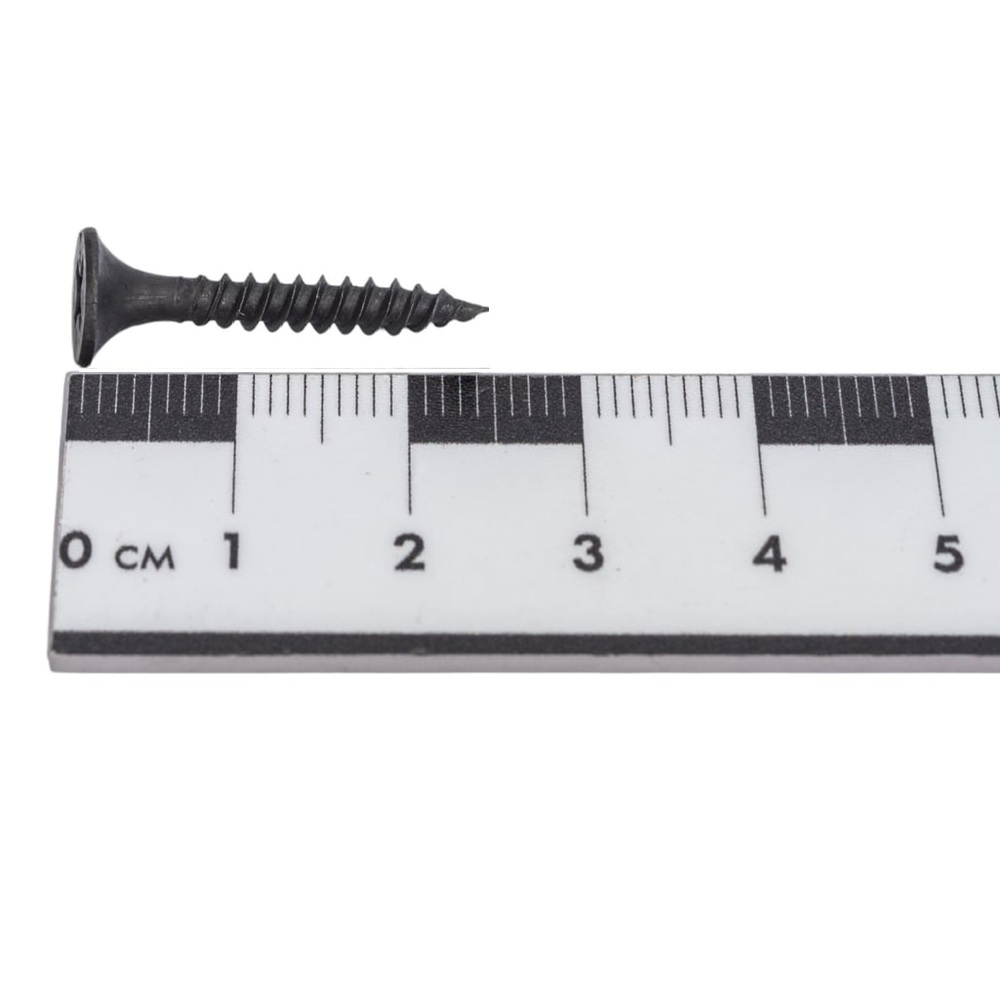 Саморез по металлу 3,5х25 мм черный вес