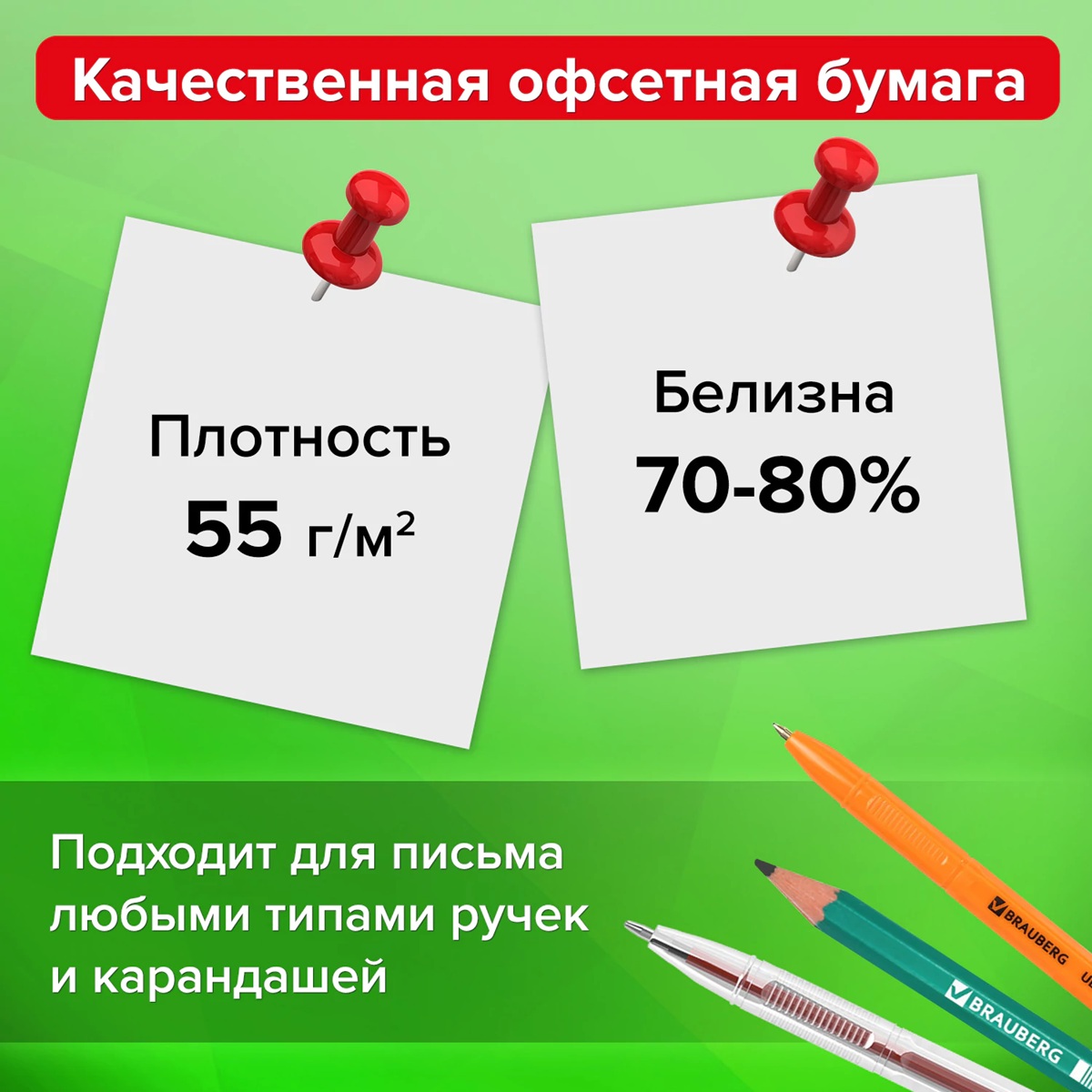 Блок д/записей STAFF 9x9x5см белый