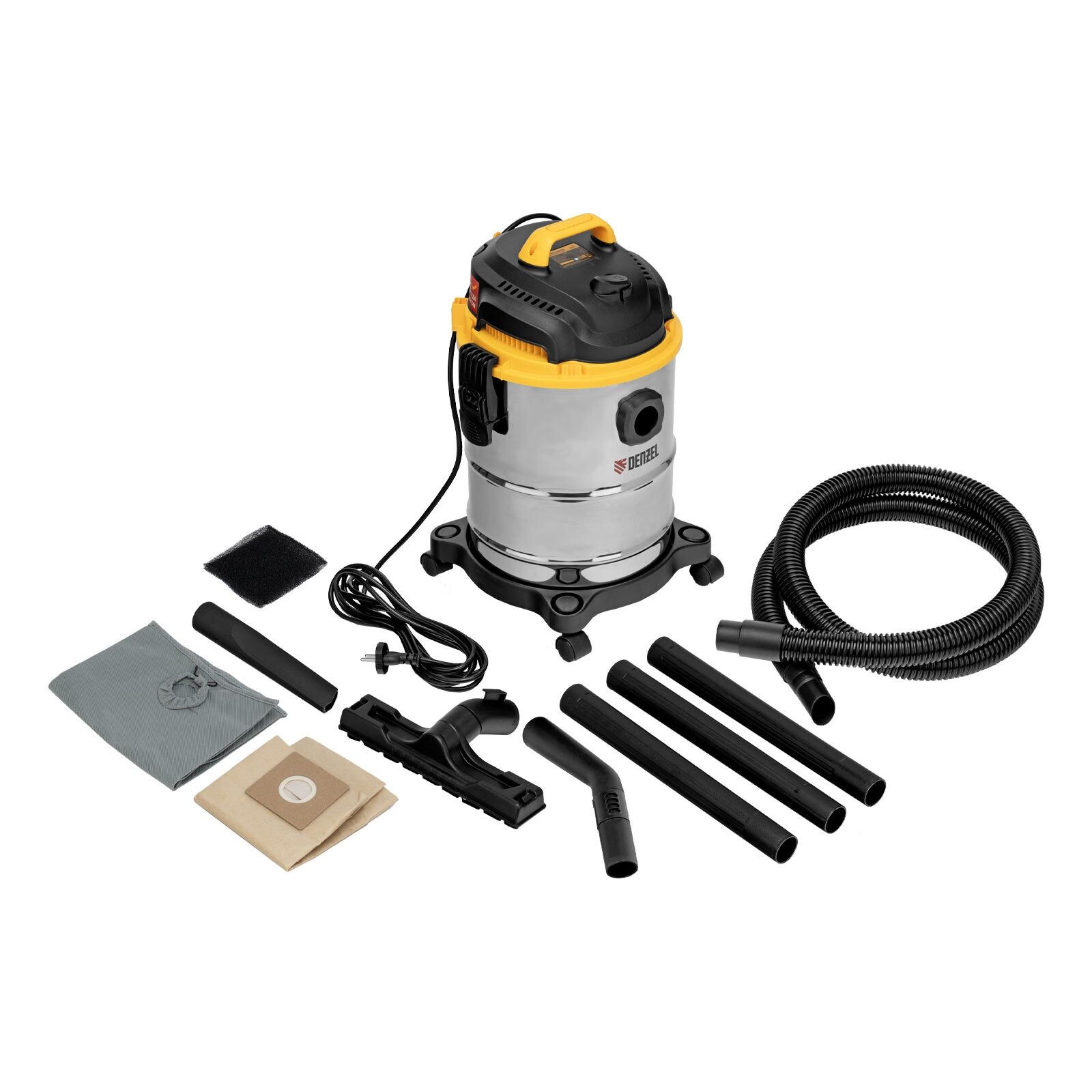 Пылесос строительный Denzel SVC15 1200Вт 15 л