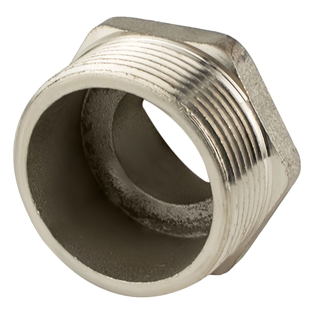 Ниппель переходной латунь 1 1/2"х1" НР/НР