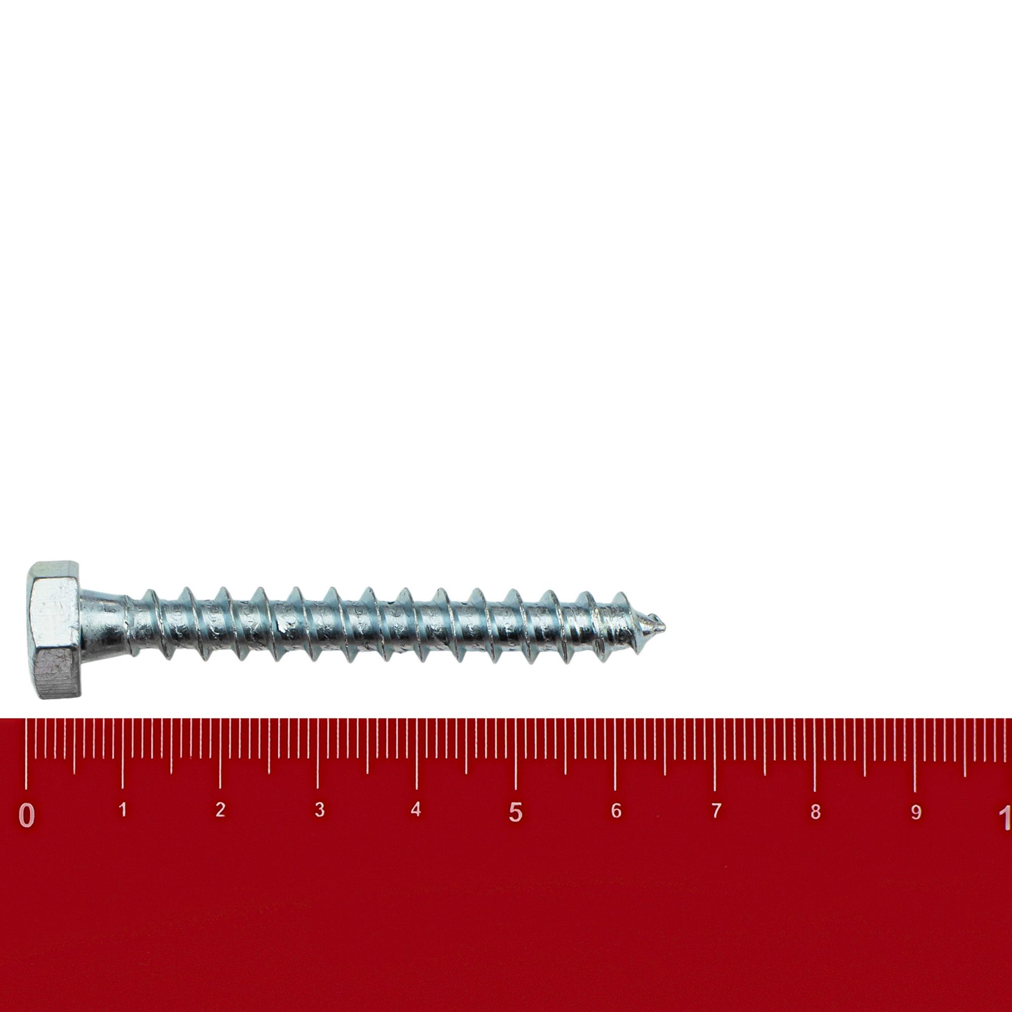 Шуруп-глухарь с шестигранной головкой 8х60 мм вес