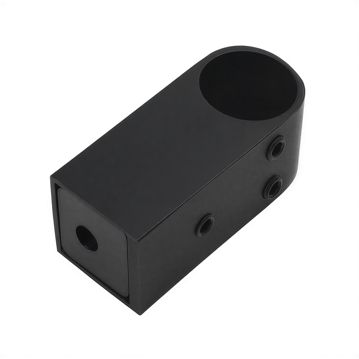 Держатель для рейлинга модерн черный матовый