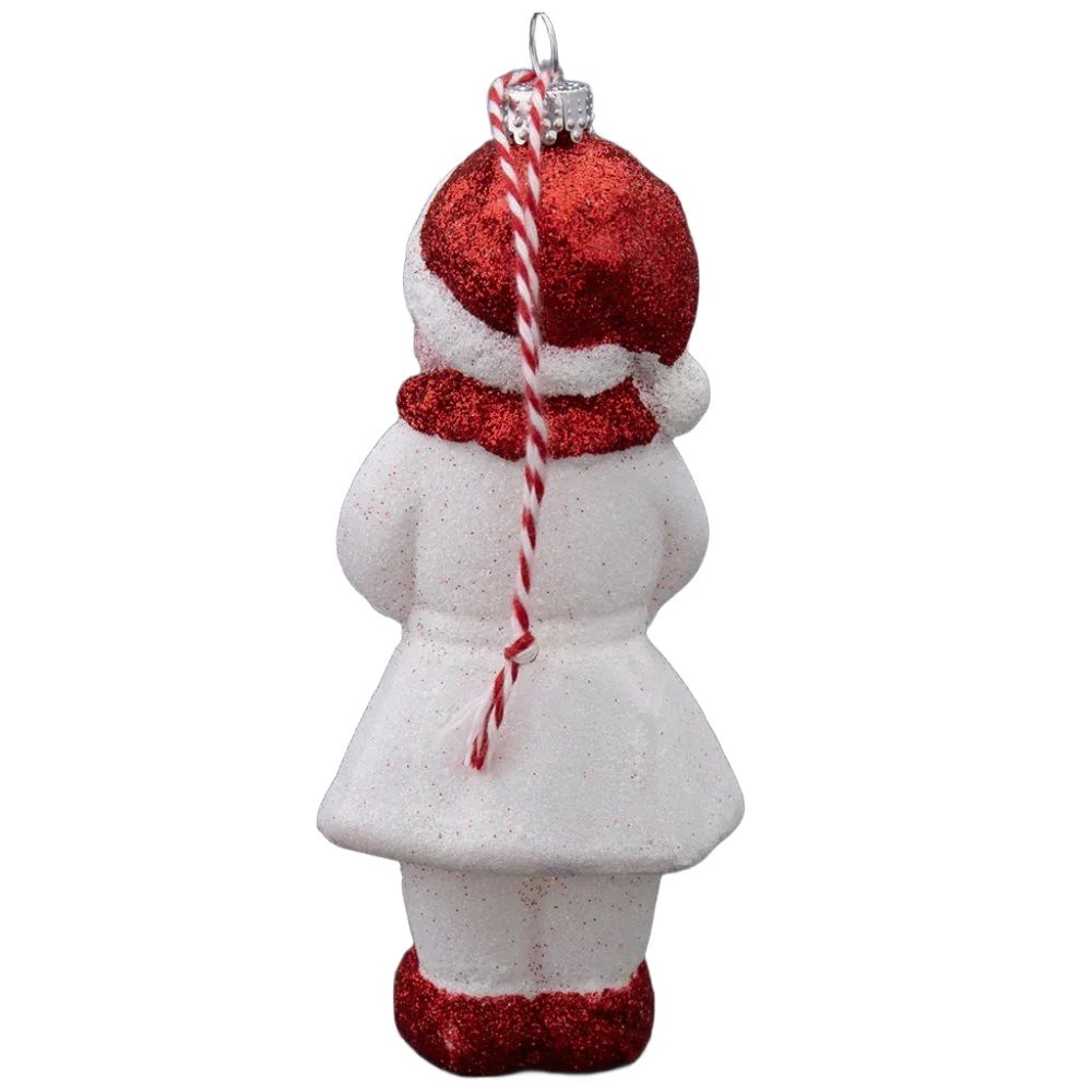 Украшение новогоднее Девочка с мишкой 13,4х6,1х5,2 см 10123-1409