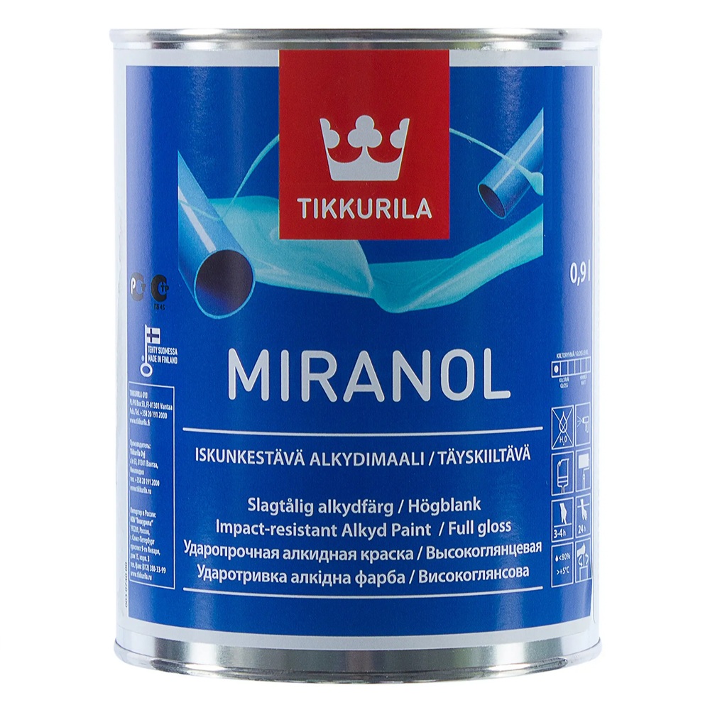 Эмаль Tikkurila Miranol С 0,9 л