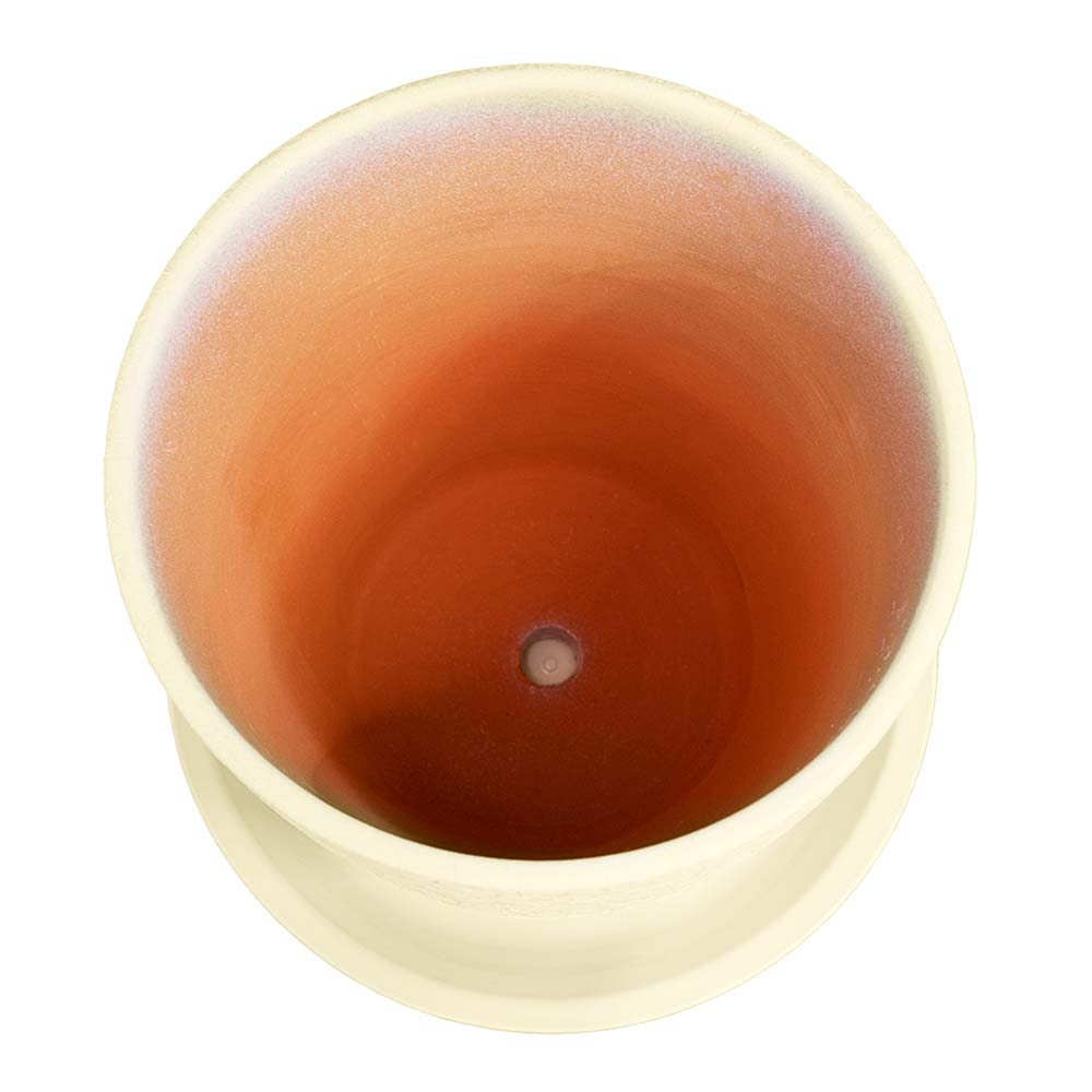 Горшок цветочный Бутон Винил бежевый 15 см 1,7 л