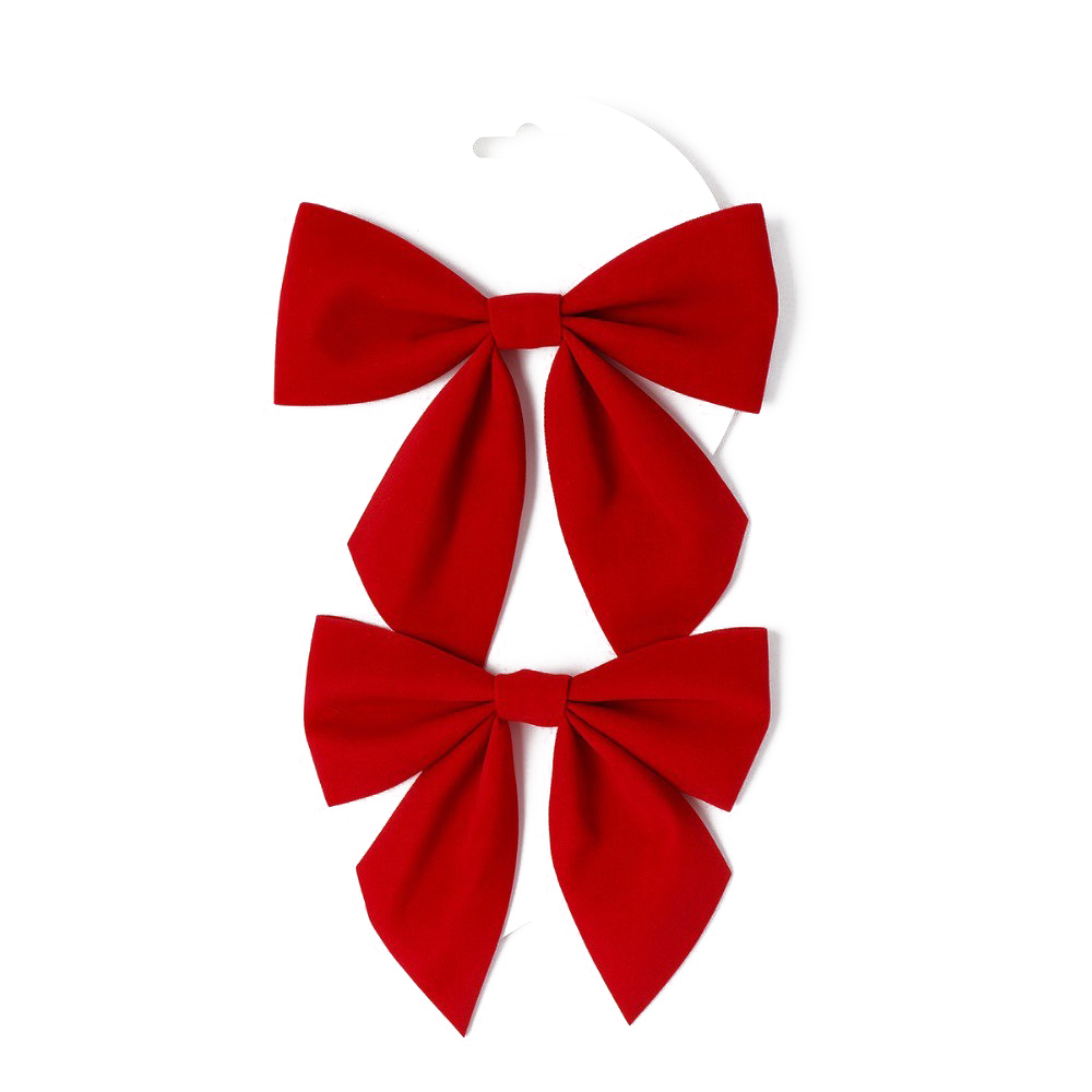 Украшение новогоднее Моя Елочка Бантики 14х16 см бордо 2 шт 2025-1059