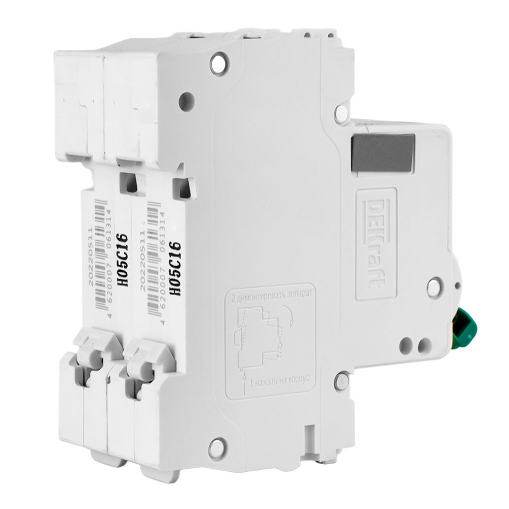 Выключатель автоматический модульный 2п C 16А 4,5кА ВА-101 SchE 11066DEK