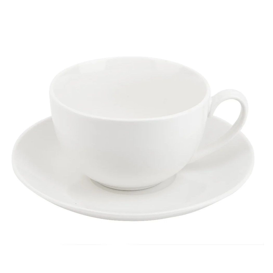 Набор чайный Классика на 4 персоны 8 предметов без золотой обводки 220 мл