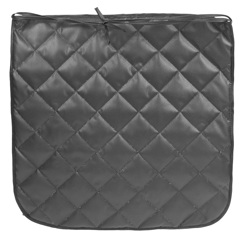 Сидушка на стул Оксфорд черный 40х40 см