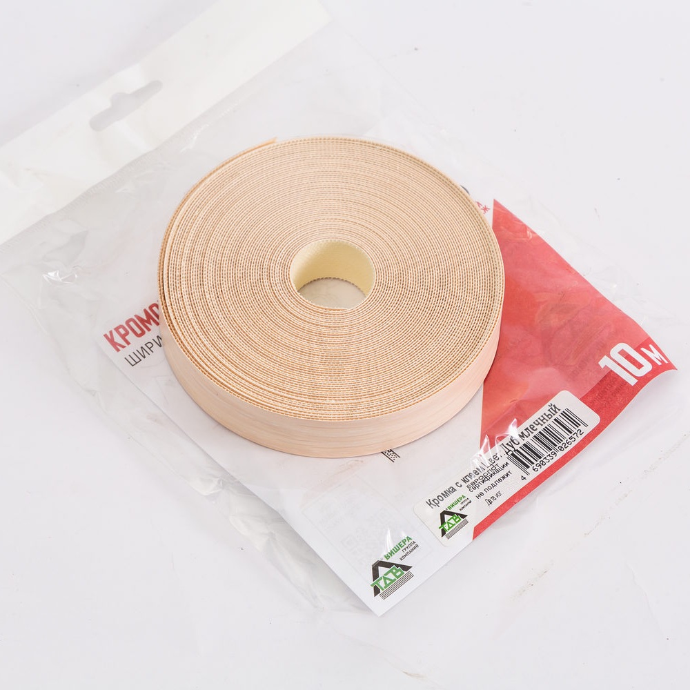 Лента кромочная меламиновая с клеем 19 мм 10 м Дуб млечный ТДВ