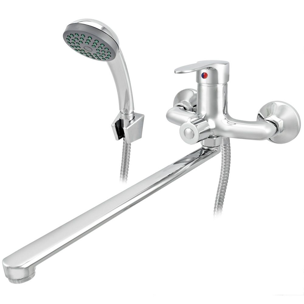 Смеситель для ванны Juguni 0402.601 однорычажный длинный излив