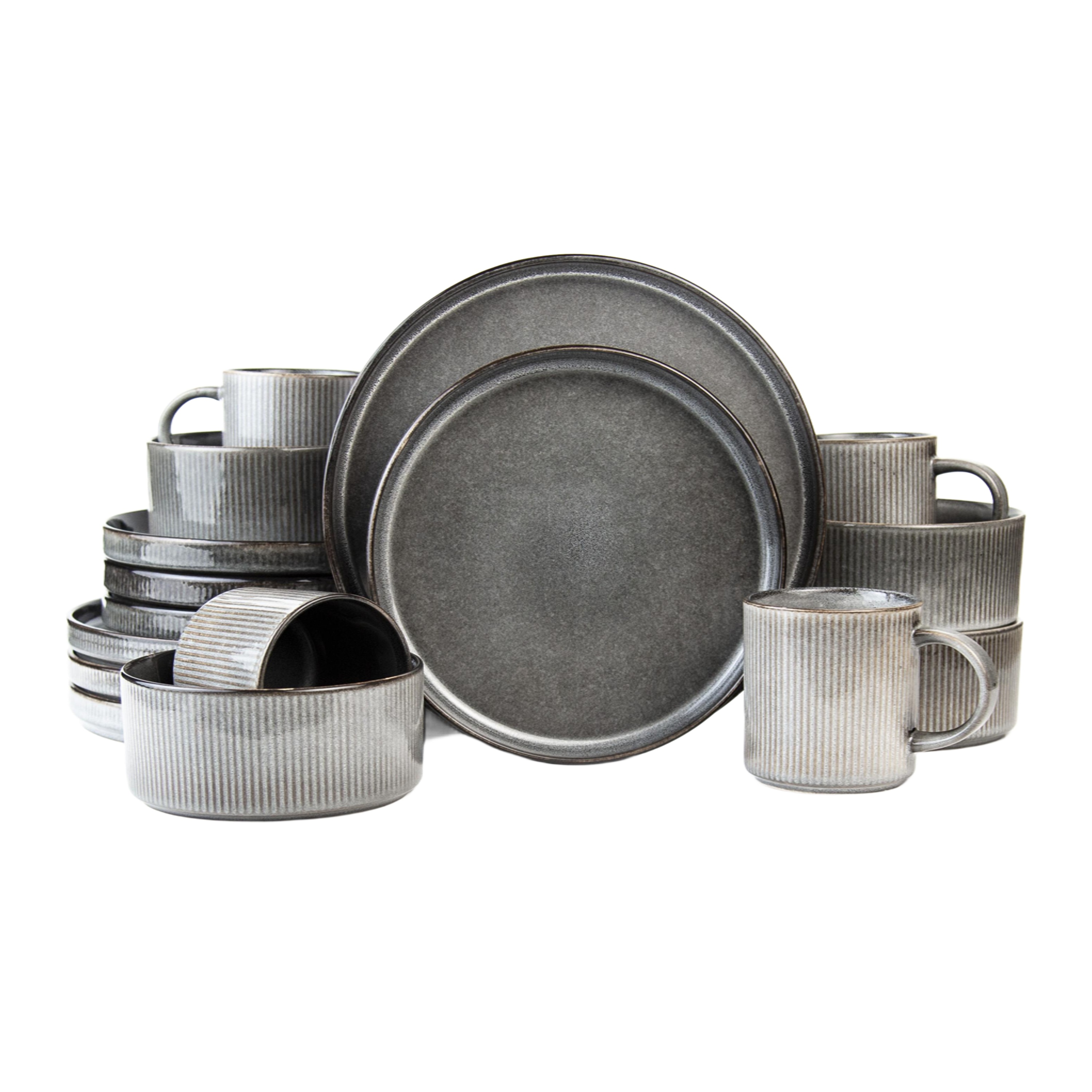 Набор столовый Fiona Brina на 4 персоны 16 предметов керамика