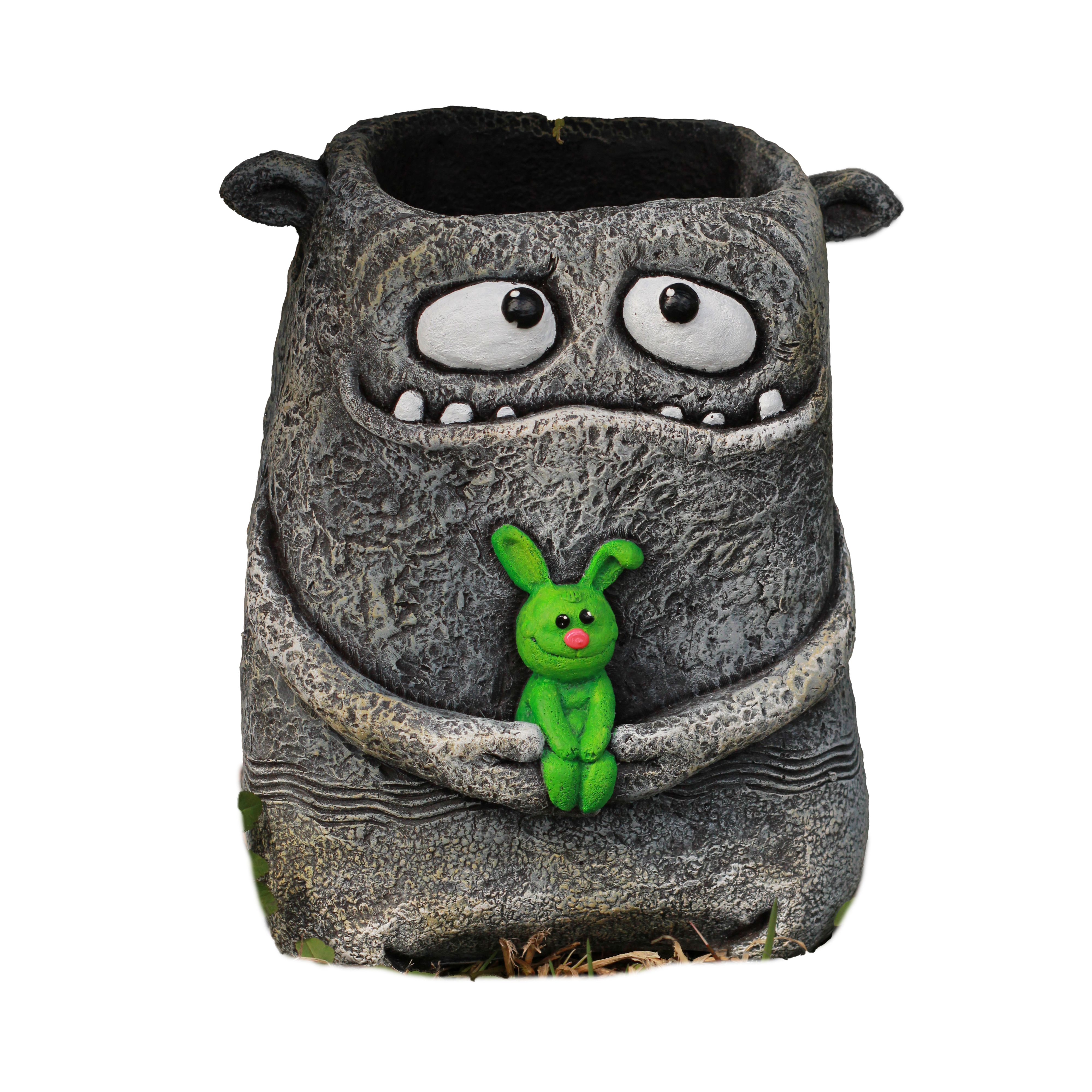 Фигура-кашпо садовая Добромонстрик Казюзя бетон Ф344