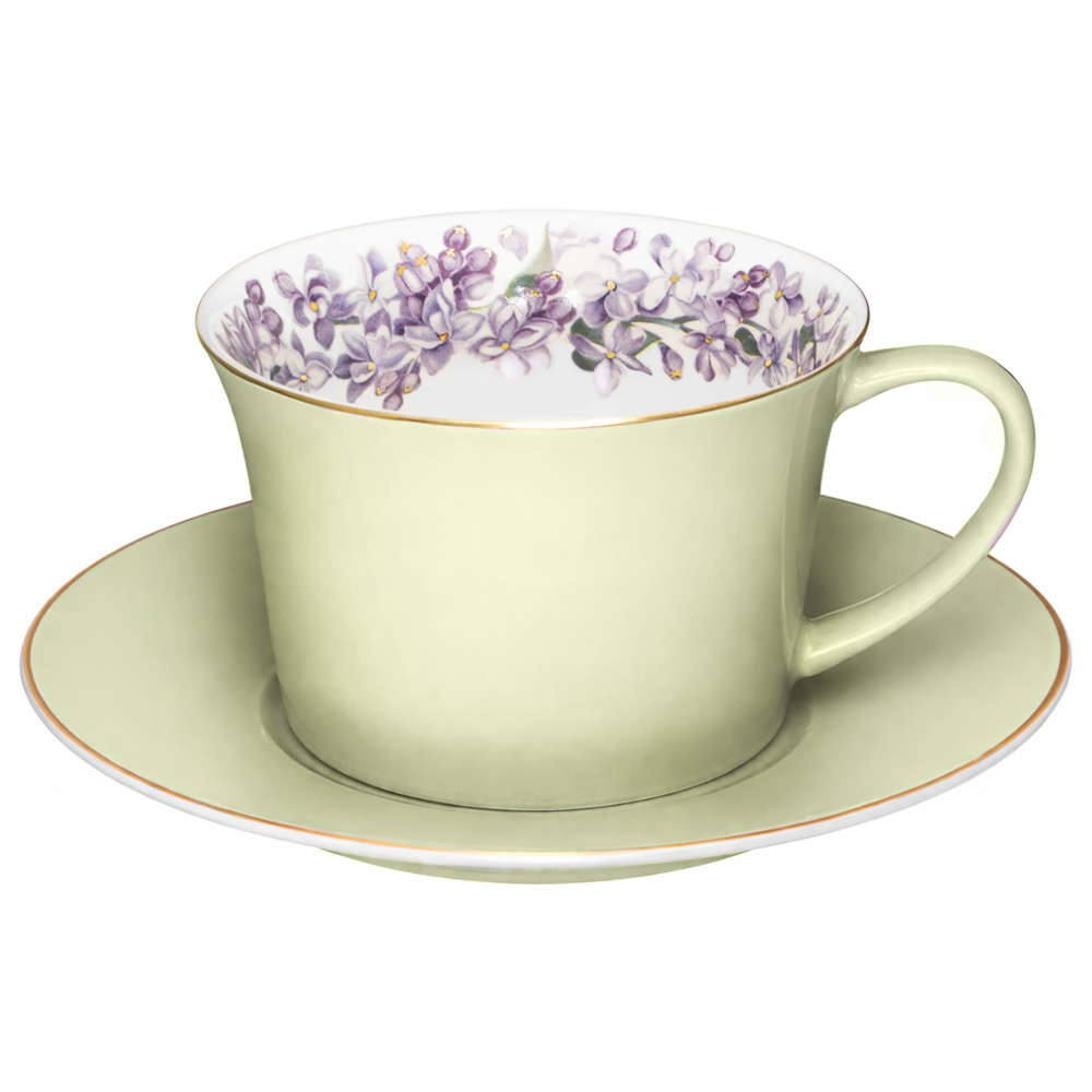 Пара чайная Lefard Lilac 250 мл фарфор 760-804-1
