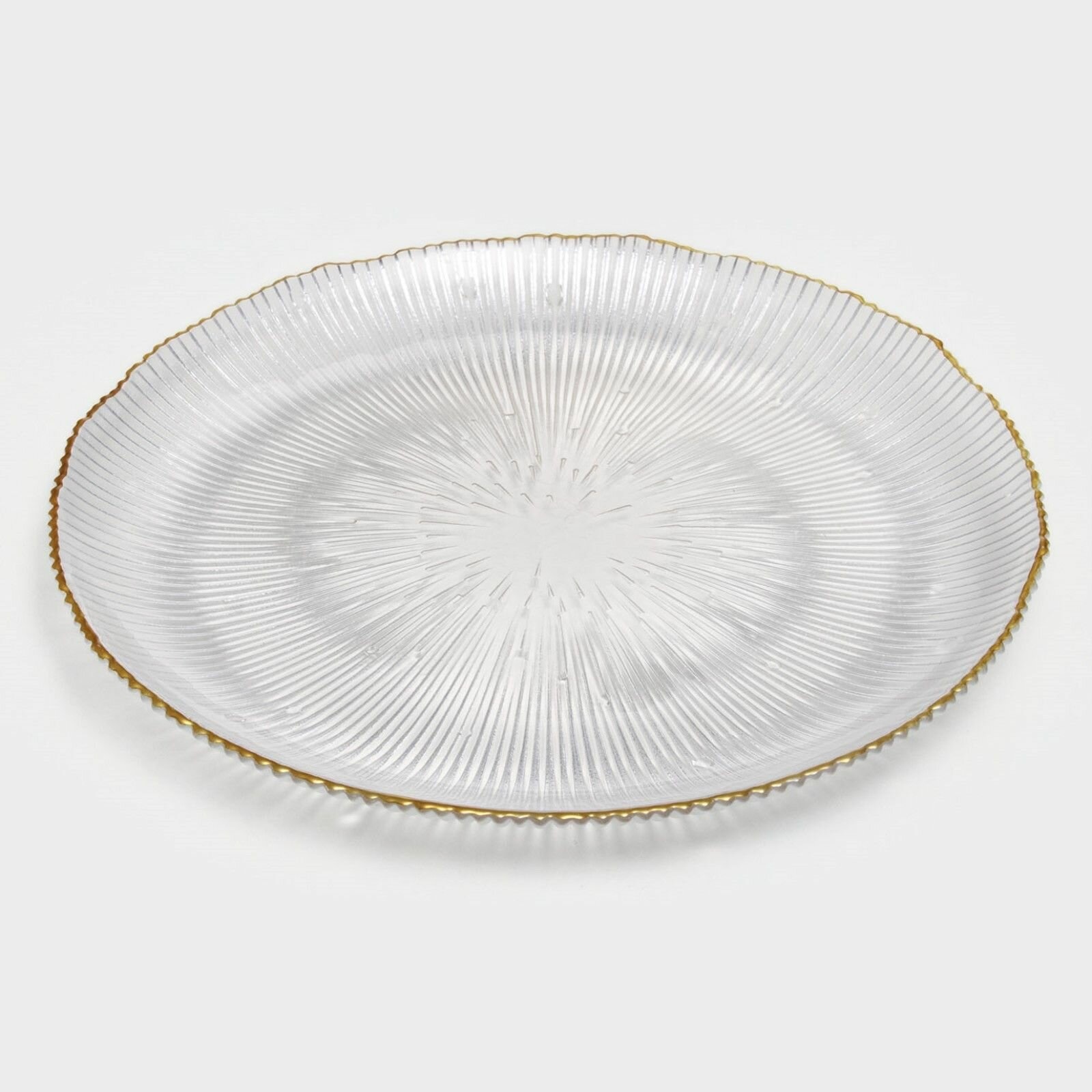 Блюдо сервировочное d26,5 см стекло 2025-1288