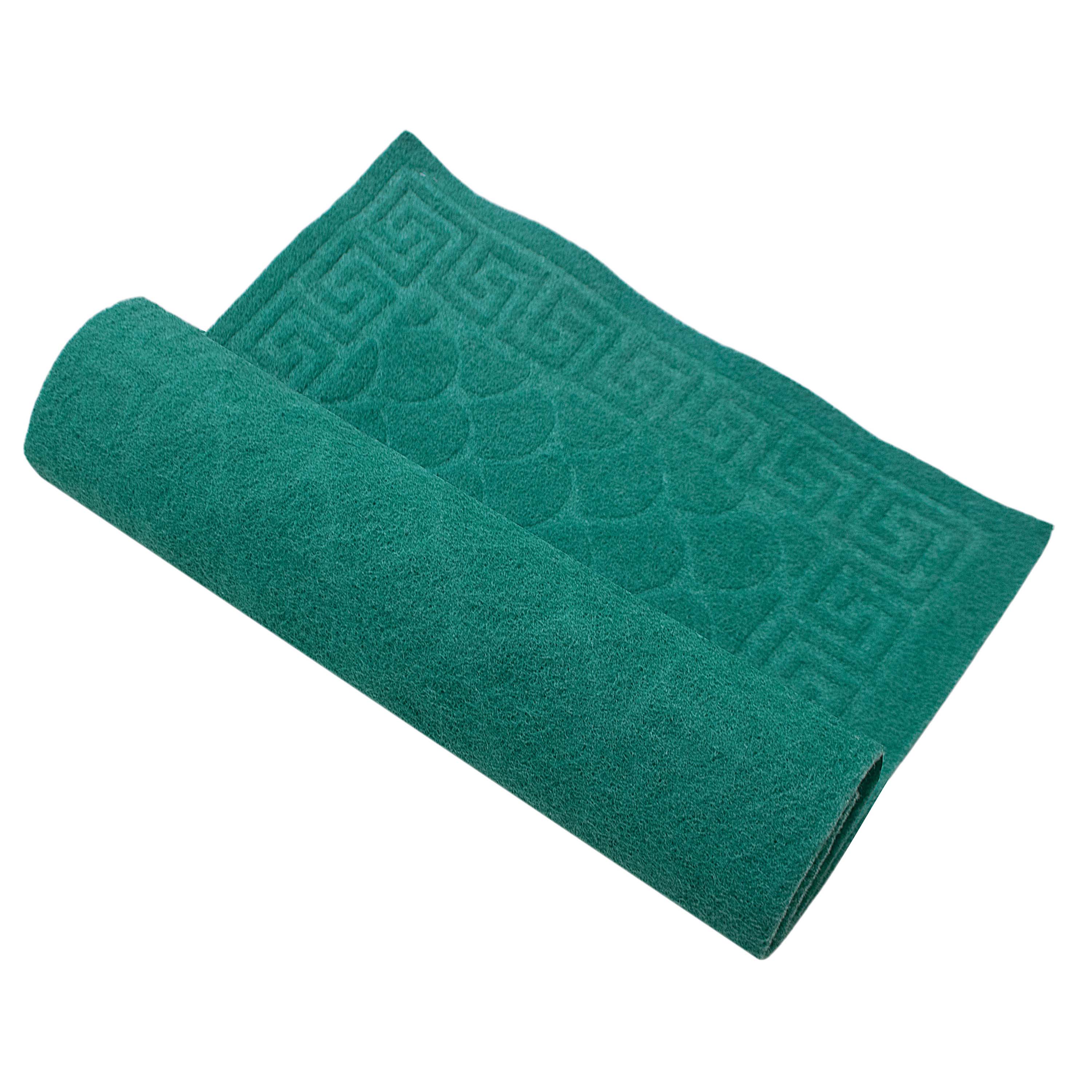 Коврик влаговпитывающий без подложки Авангард 40х60 см зеленый