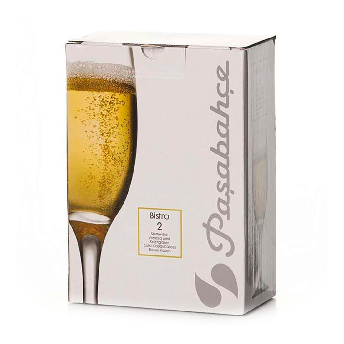 Набор бокалов для шампанского Pasabahce Бистро 2 шт 190 мл PSB 44419