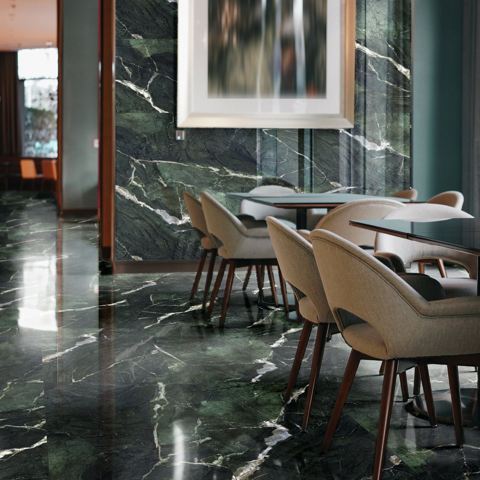 Керамогранит Global Tile Camlon GT1206011917HPR 60x120 см зеленый суперполированный 1,44 м2