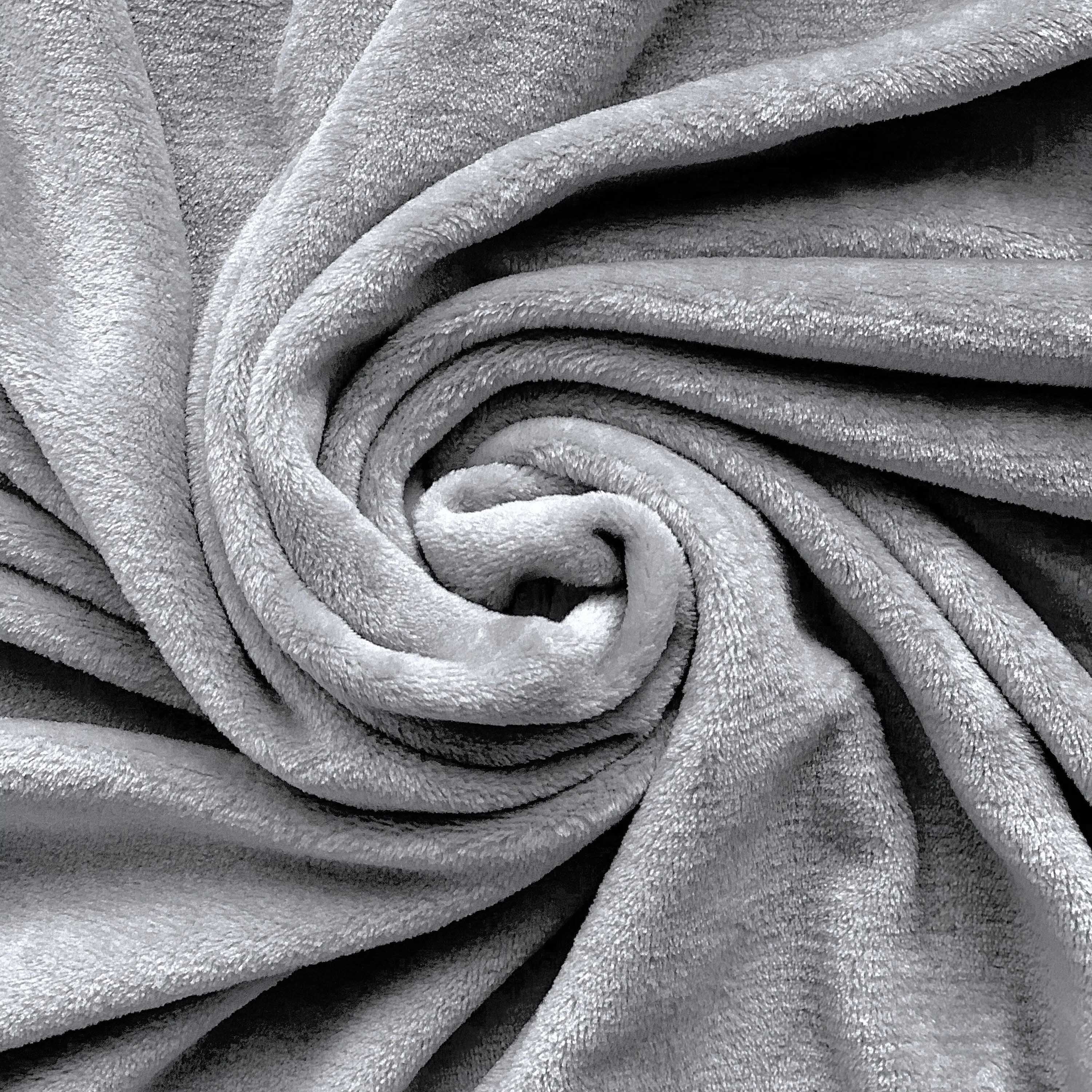 Покрывало-плед велсофт однотонный Enrika 140х200 см