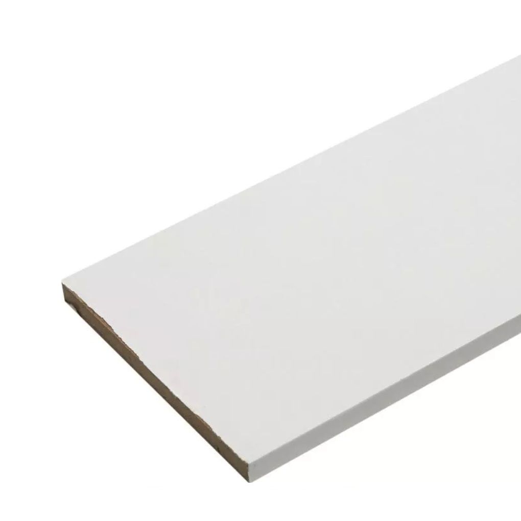 Добор телескоп 100х10х2070 мм ПВХ Софт белый гладкий