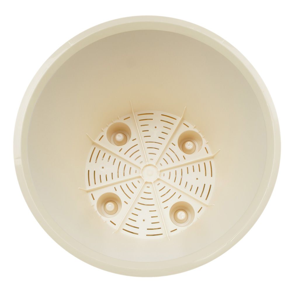 Горшок цветочный Velvet светло-бежевый 20 см 4 л