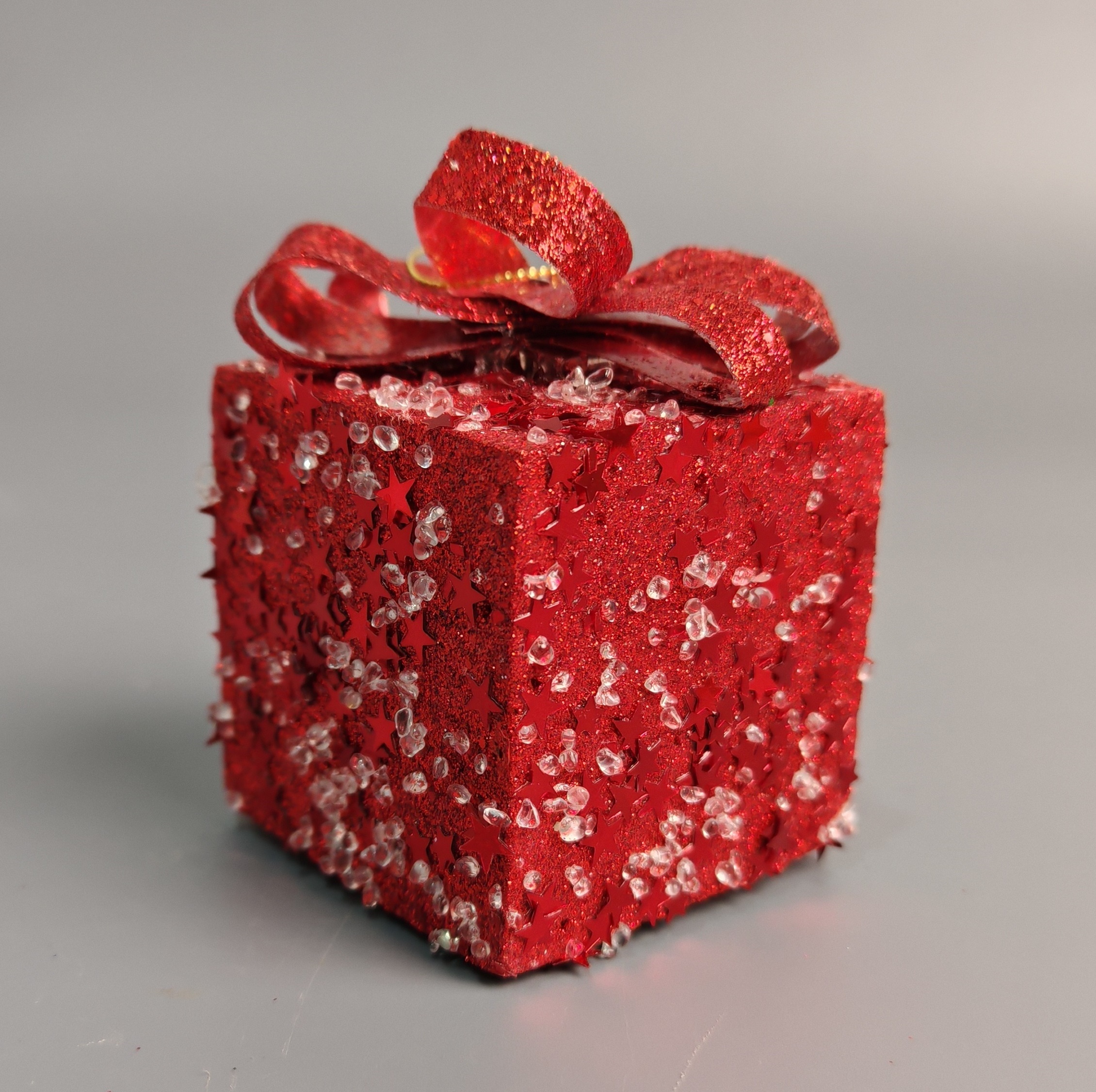 Игрушка елочная Моя Елочка Подарок 8х6 см красный 2025-0942