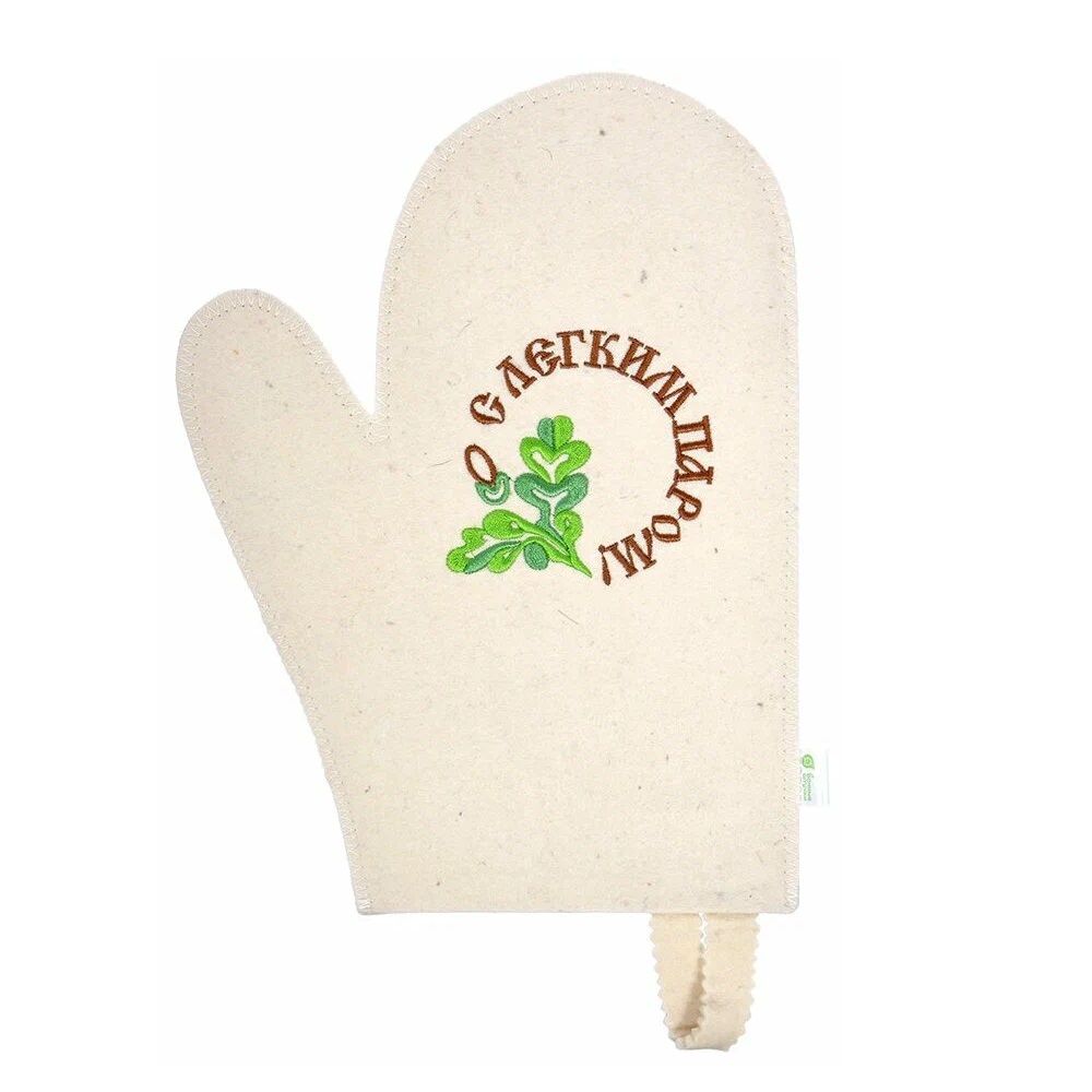 Рукавица для бани С легким паром TM Бацькина баня