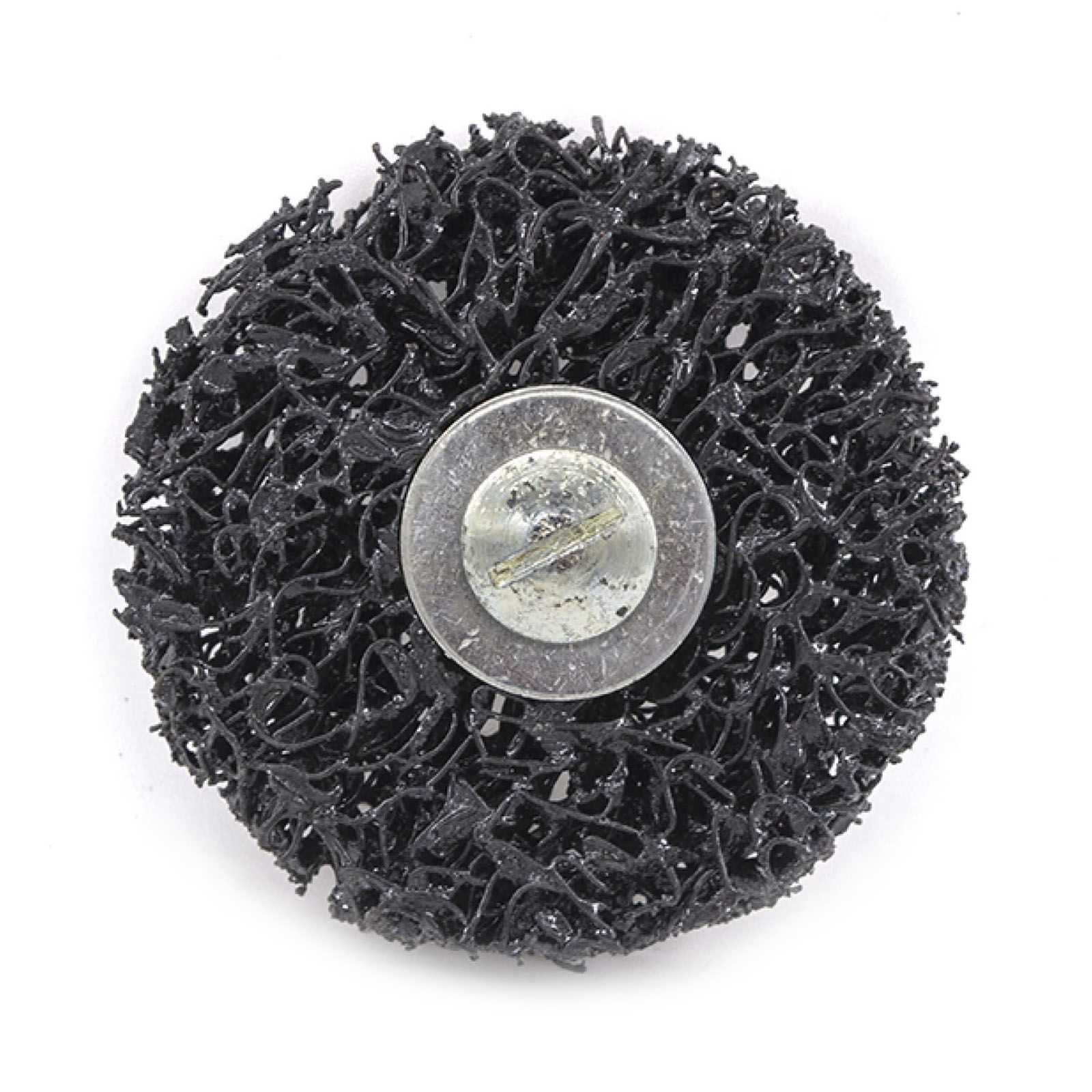 Круг зачистной полимерный коралловый 63х15 мм черный medium grain средний штифт 6 мм 37-1-407