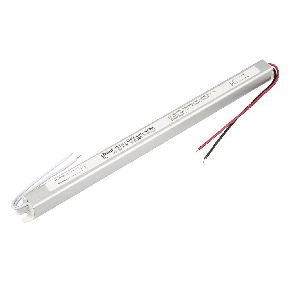 Блок питания ультратонкий12V 48Вт IP20 UET-VAT-048A20 12V IP20  Uniel