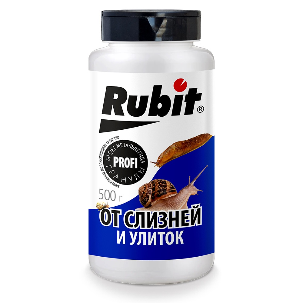 Средство защиты растений от улиток и слизней Rubit 500 г