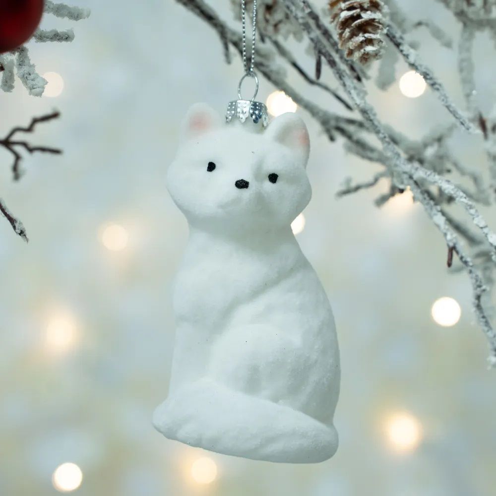 Украшение новогоднее Лисица 10,5х5,5х5,5 см 10123-1091