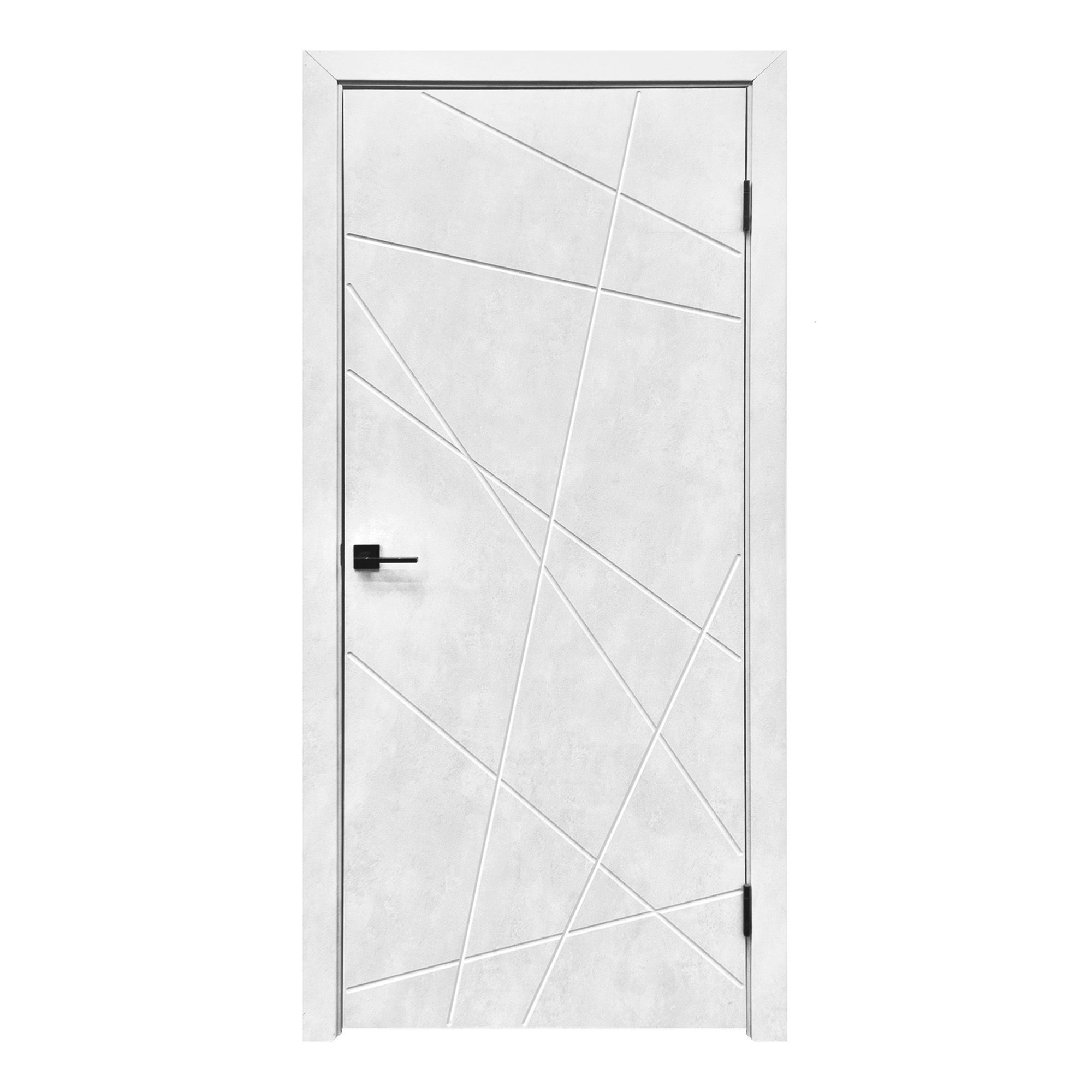 Полотно дверное GEOMETRY-1 Бетон снежный ПГ х 800