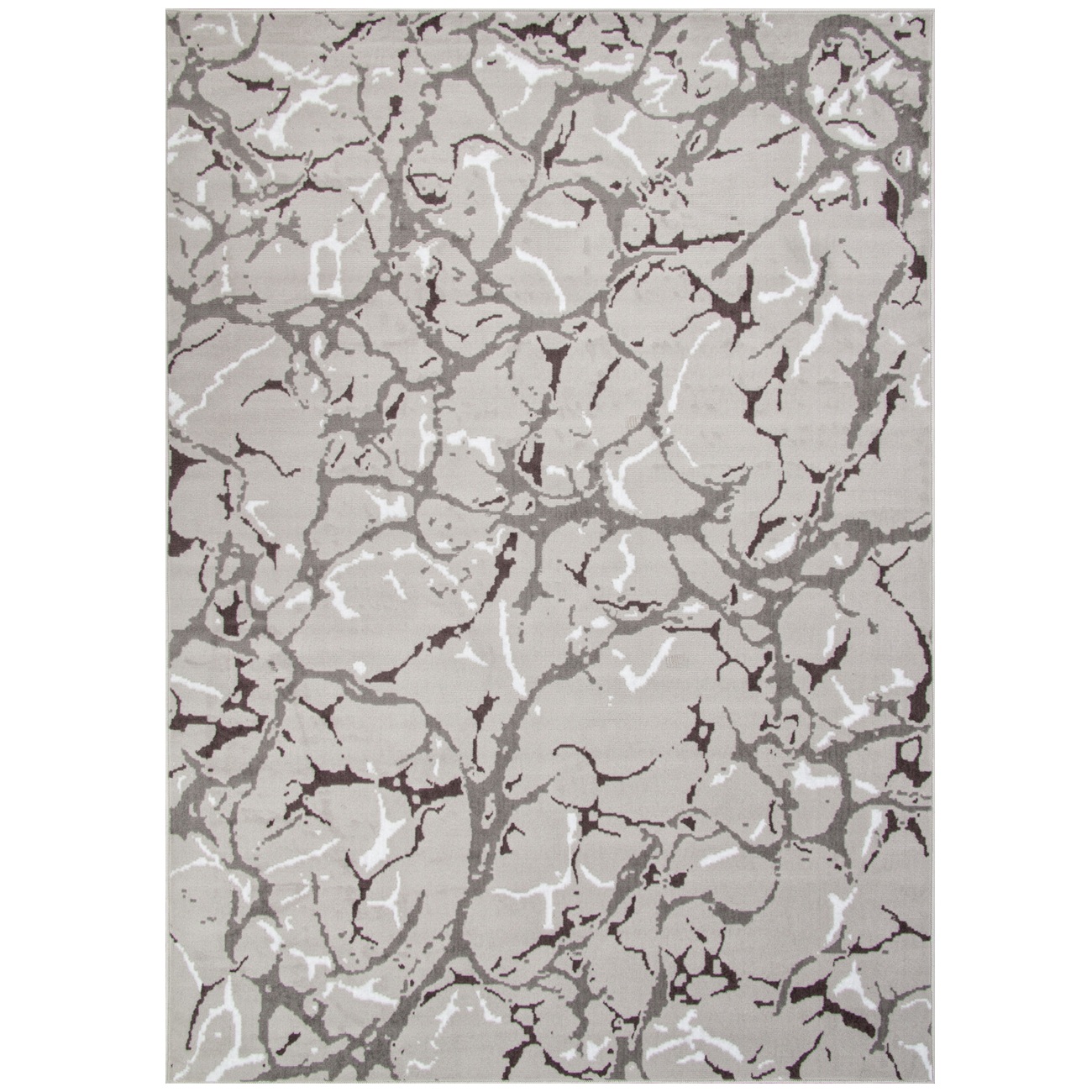 Ковер Silver Merinos F389 0,6х1,1 м серый