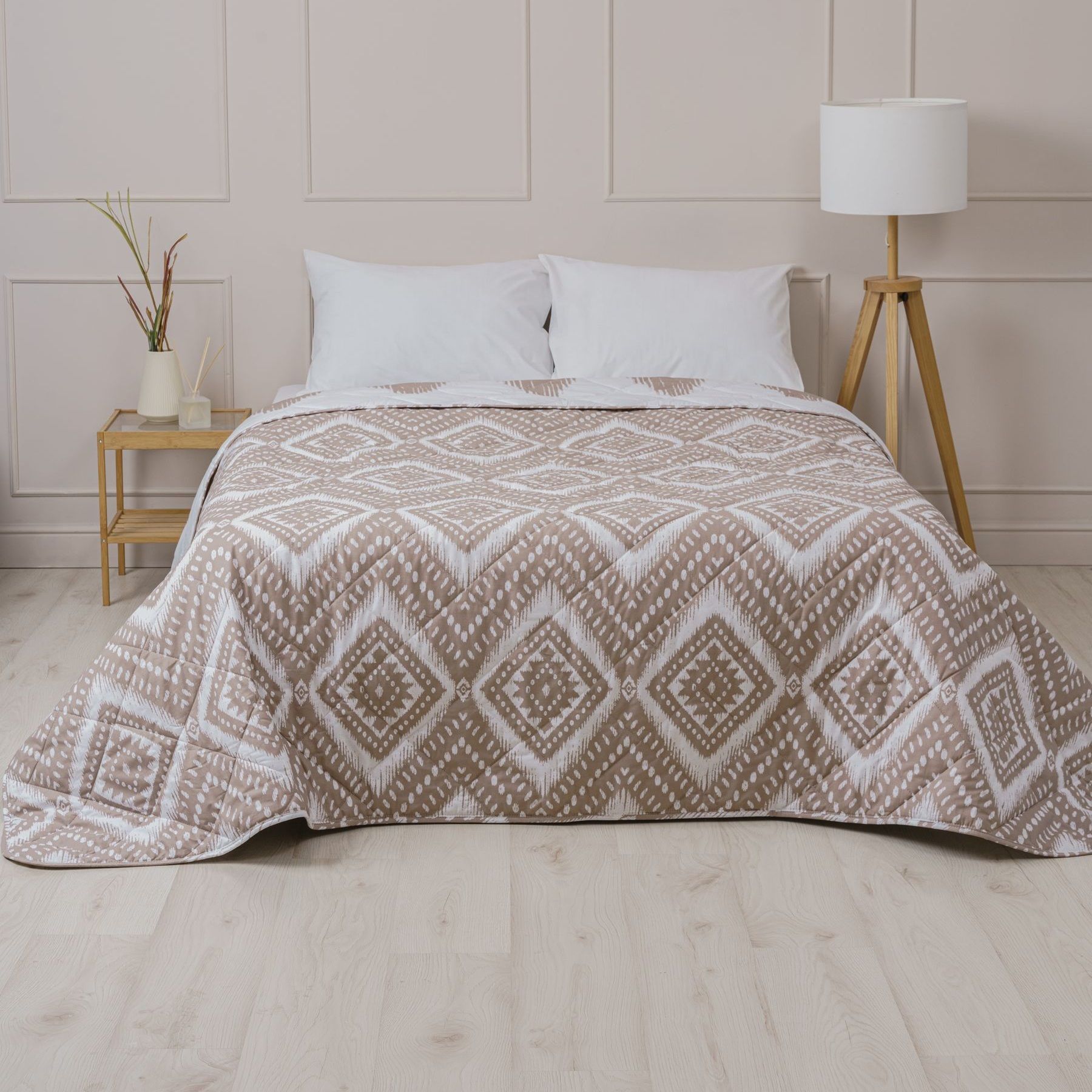 Покрывало Рецепт уюта Elite Line 220х240 см бежевый 20696-2