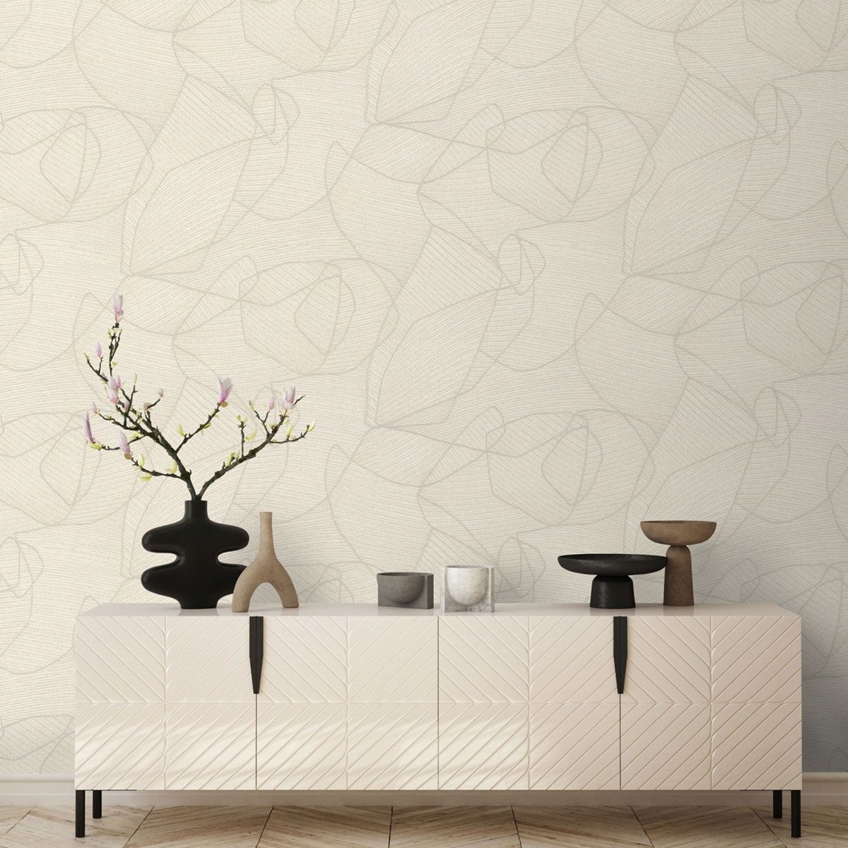 Обои 7241-01 Euro Decor 1,06х10 м Contour бежевый