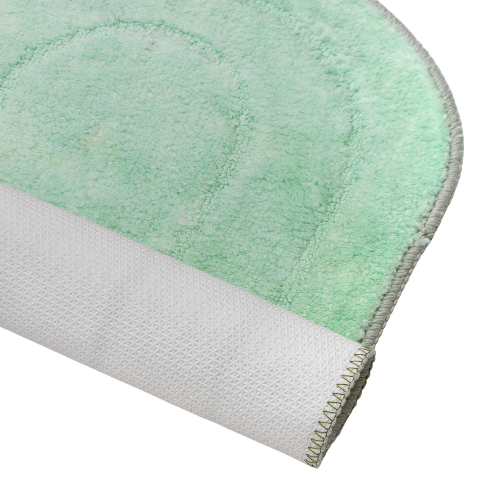 Набор ковриков для ванной комнаты 45х75/45х45 см Эллипс МК 2-ой бирюза