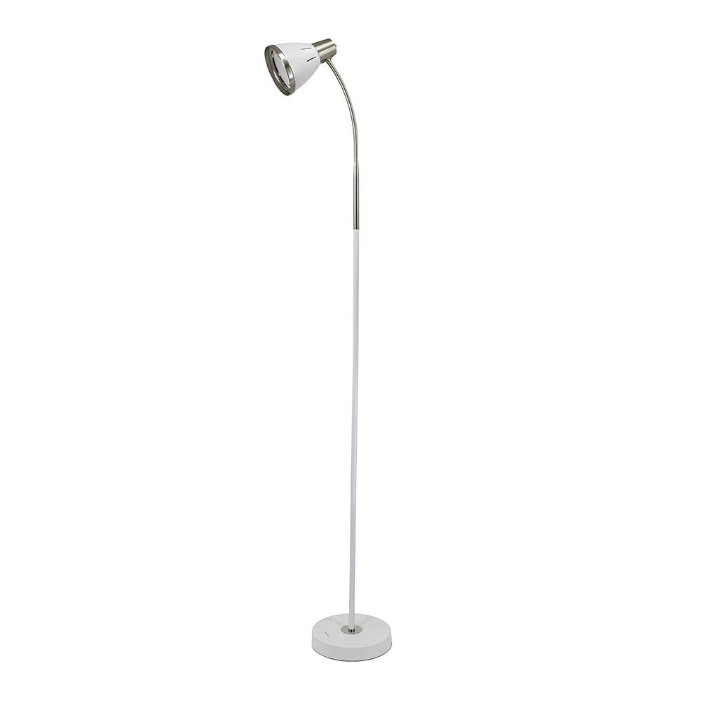 Торшер МТ2018 60Вт Е27 150 см белый