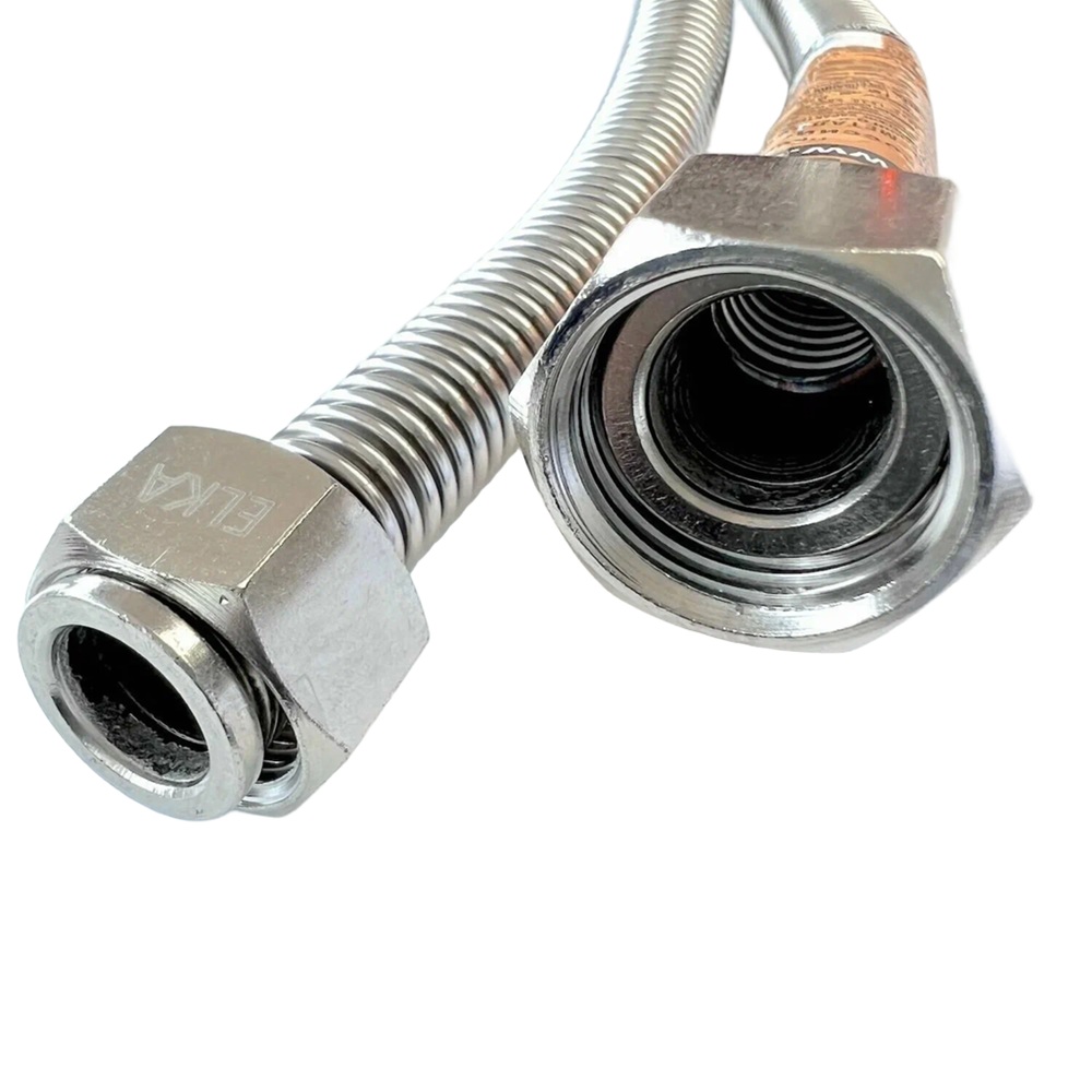 Подводка для газа сильфонная 3/4" 1 м ВР/ВР Elka