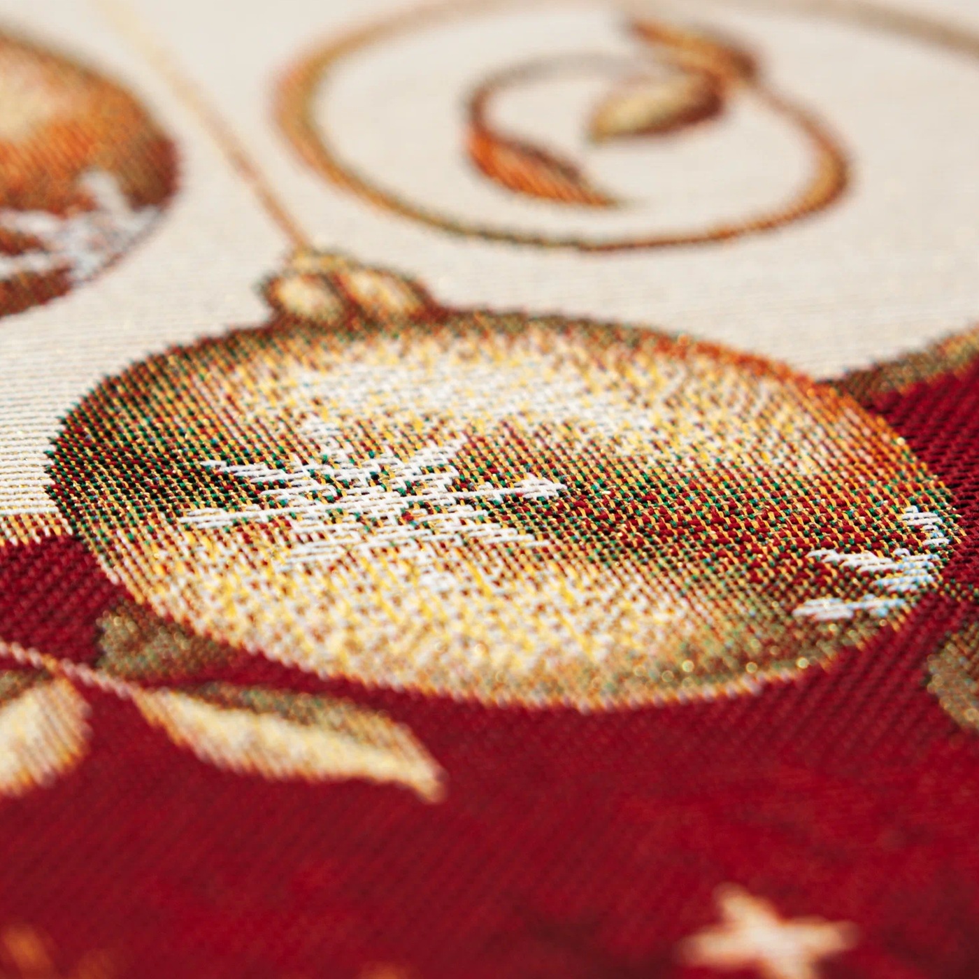 Салфетка сервировочная Золотые шары 35х100 см 2104314