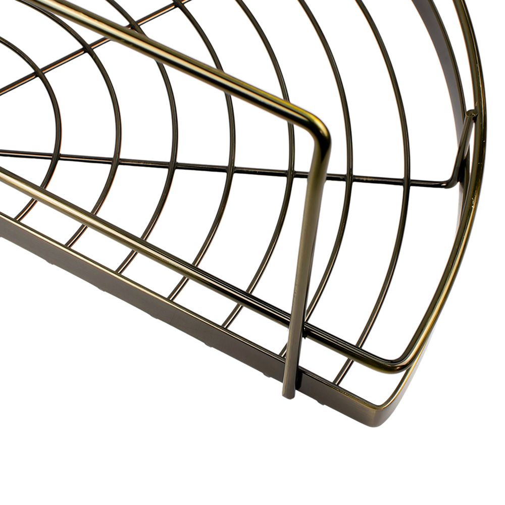 Полка угловая 280х280х280, ант.бронза, М301А ВА