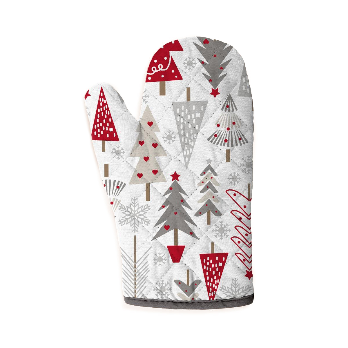 Прихватка-рукавица рогожка Vse Doma 18х28 см 60325-1 Зимняя сказка