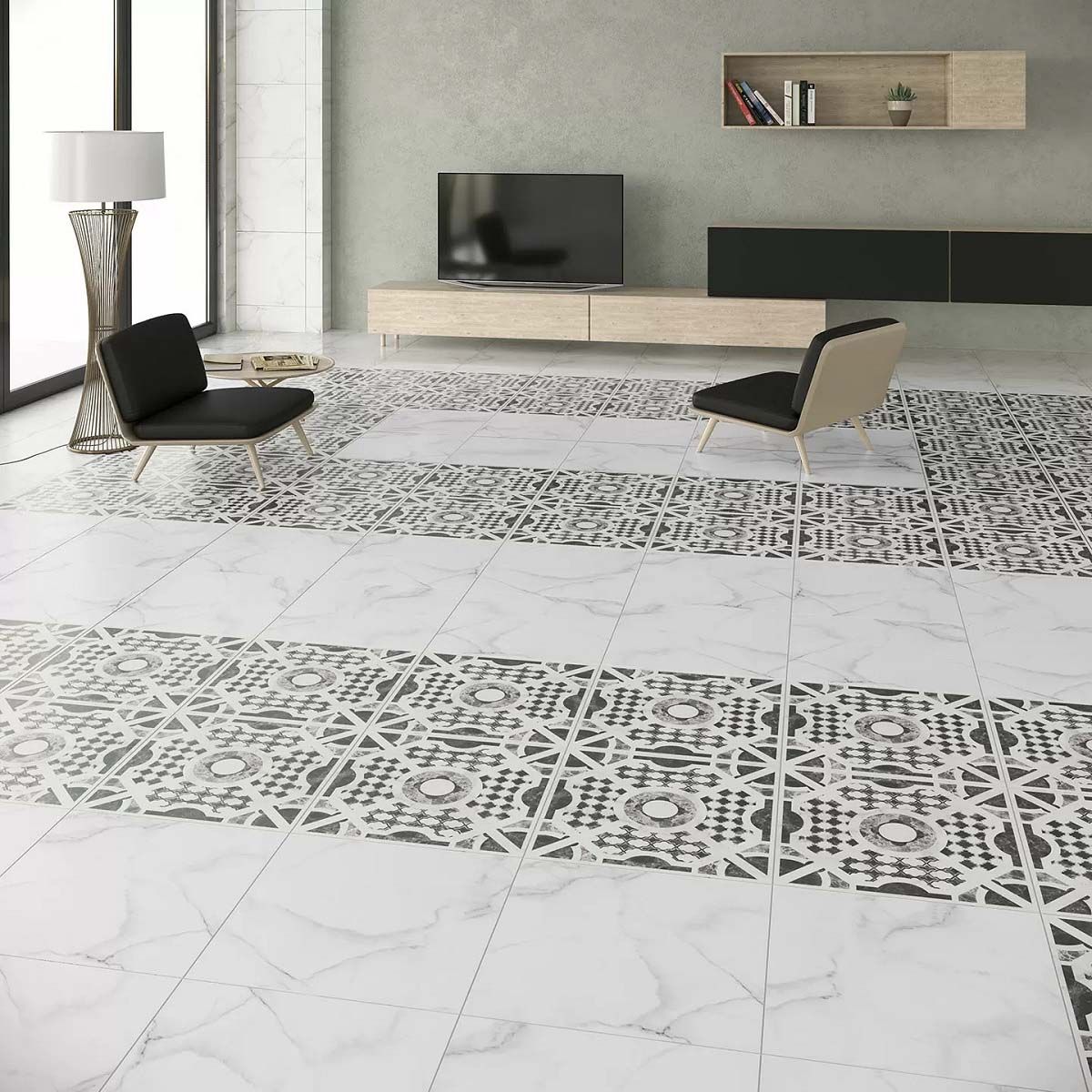 Керамогранит Gracia Ceramica Casa Blanca white PG 01 60х60 см белый 1,44 м2