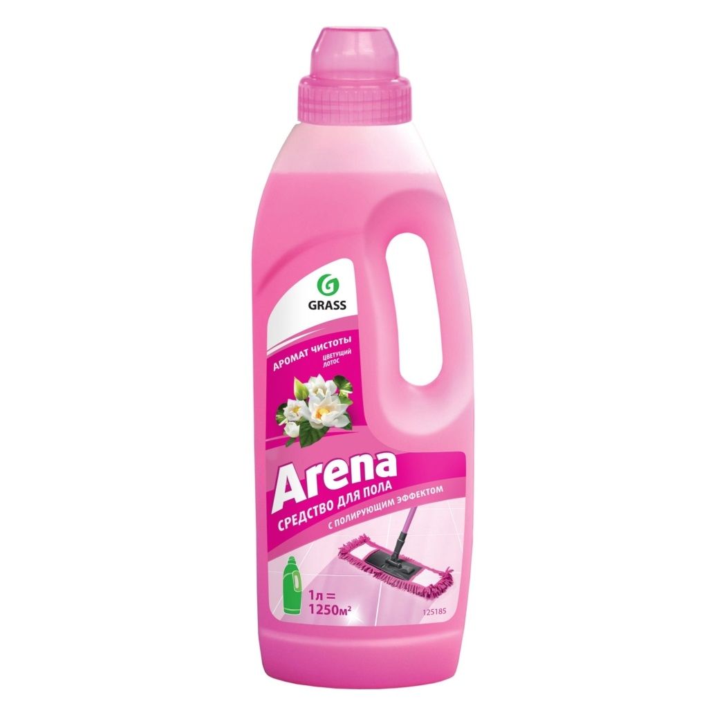 Средство для мытья пола Arena Цветущий лотос 1 л концентрированное
