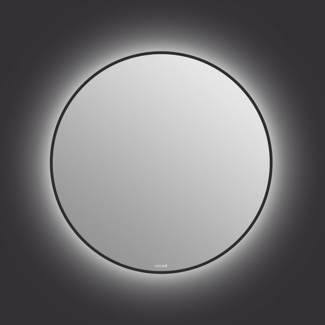 Зеркало с подсветкой Eclipse Smart 60х60 см в черной рамке